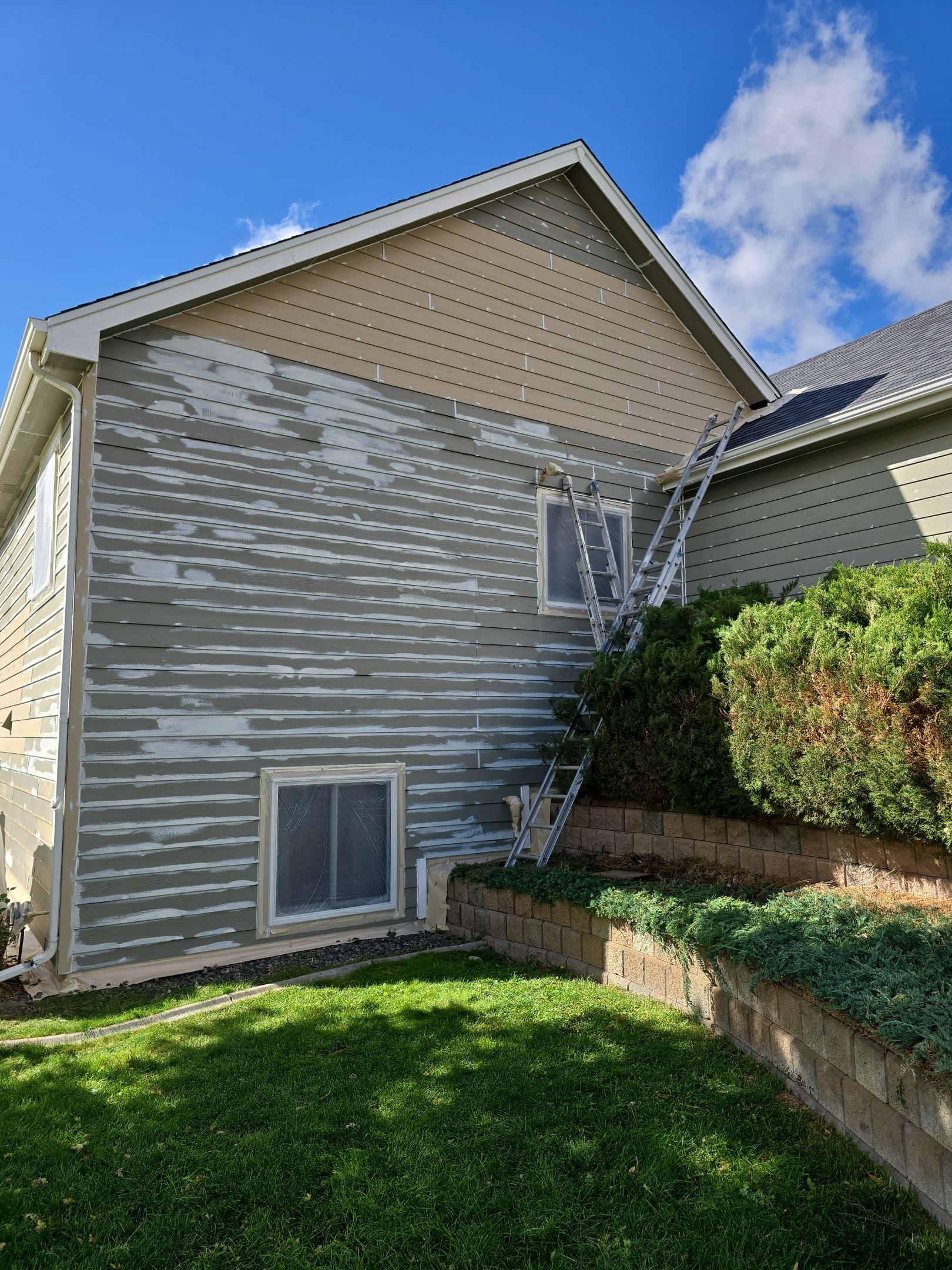 From Faded to Timeless: White & Black Exterior Renewal by J&M Painting LLC