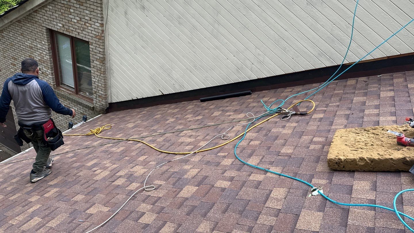 Roof Replacement using Owens Corning Desert Rose by 180 Contractors