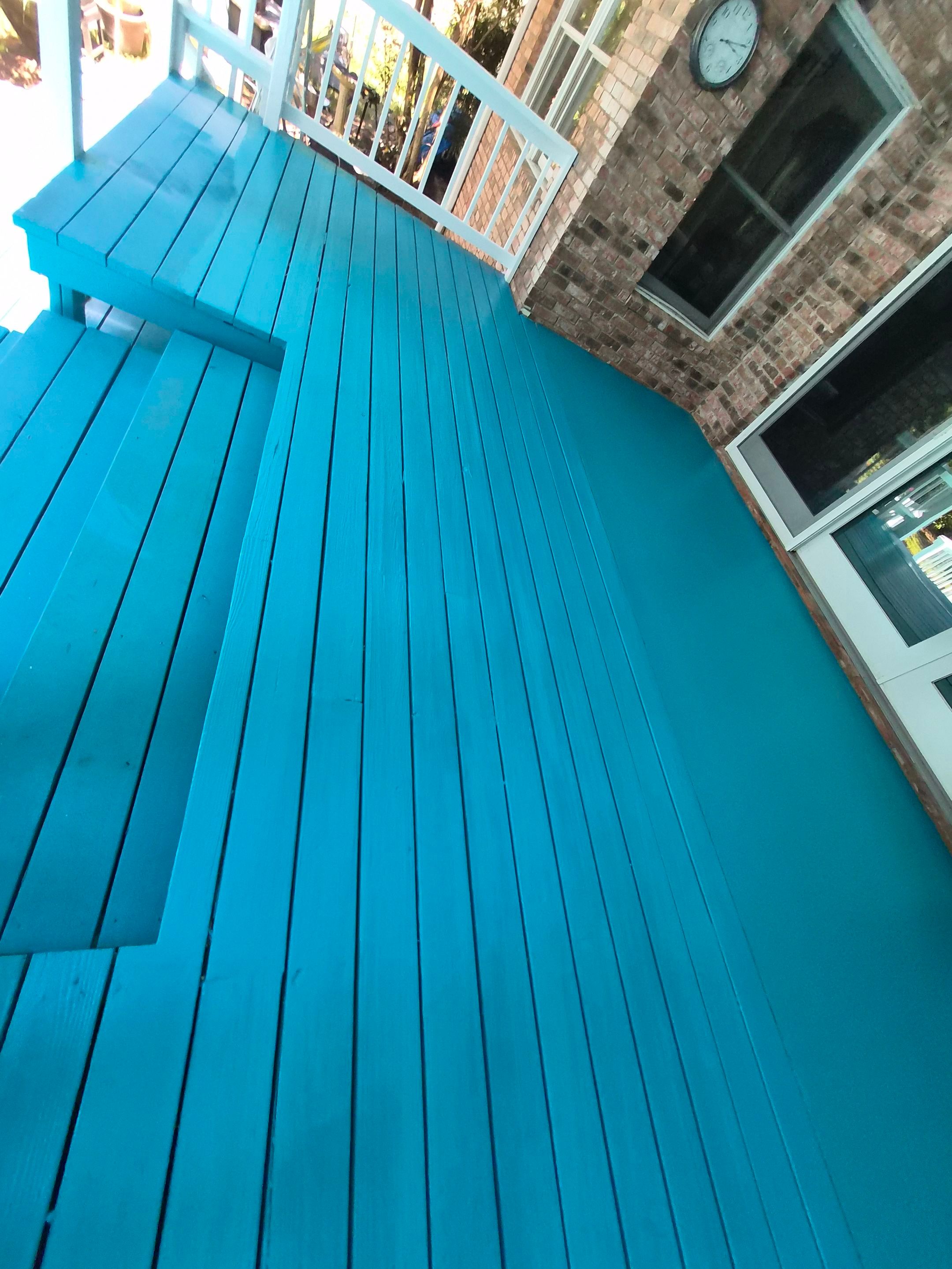 Vibrant Deck Gets New Life in Flint Texas by Quality Coats Painting
