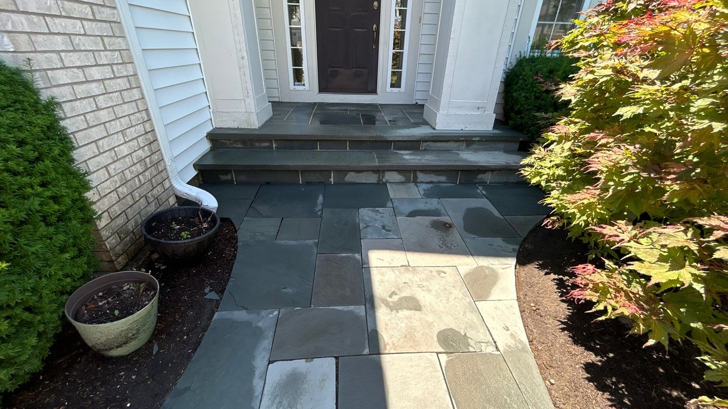 Brick paver clean, sand and seal.  using Surebond SB-1300 by Northern Power Washing LLC.