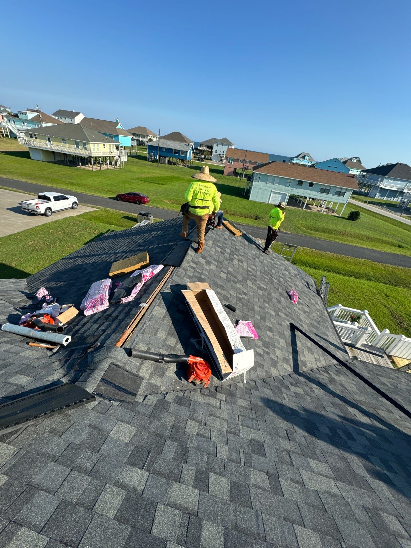 Residential Roofing Repair using Owen's Corning Duration (Lifetime) Shingles by Roof Repair Company