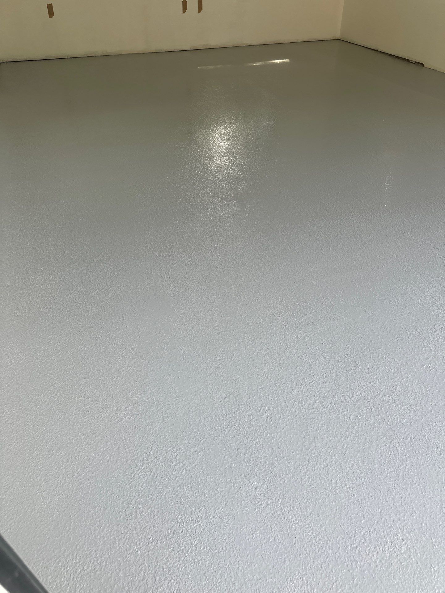 Atascadero Garage Floor Restoration with Moisture Vapor Barrier and Chips by MGP Coatings