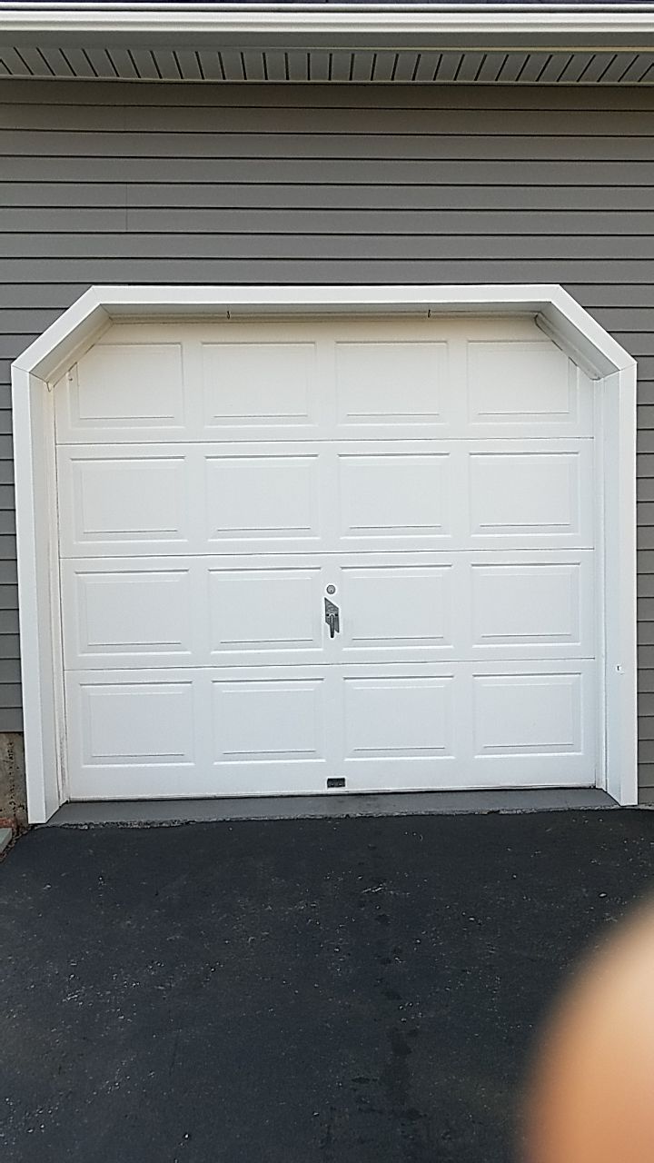 New Garage Door Installation by DiGiorgi Roofing and Siding Inc