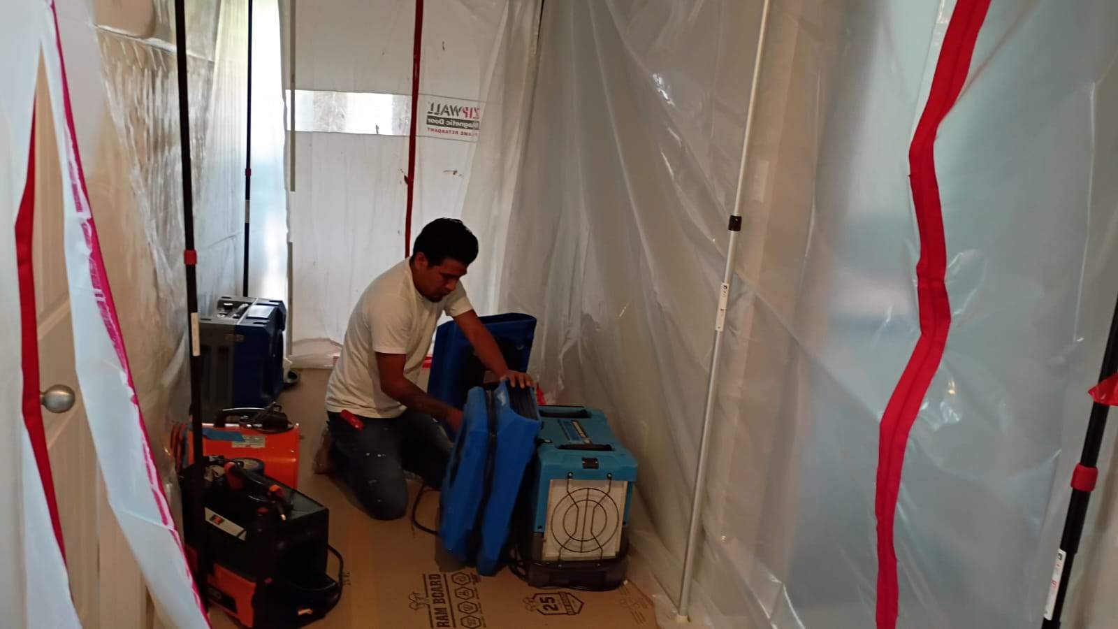 Water Damage Mitigation and Interior Ceiling Restoration in Leander by Caliber Restoration LLC
