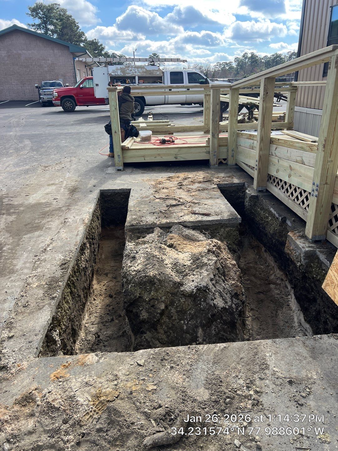 DMV ADA Accessibility Ramp Construction | Leland NC by RGR Construction and Roofing, LLC