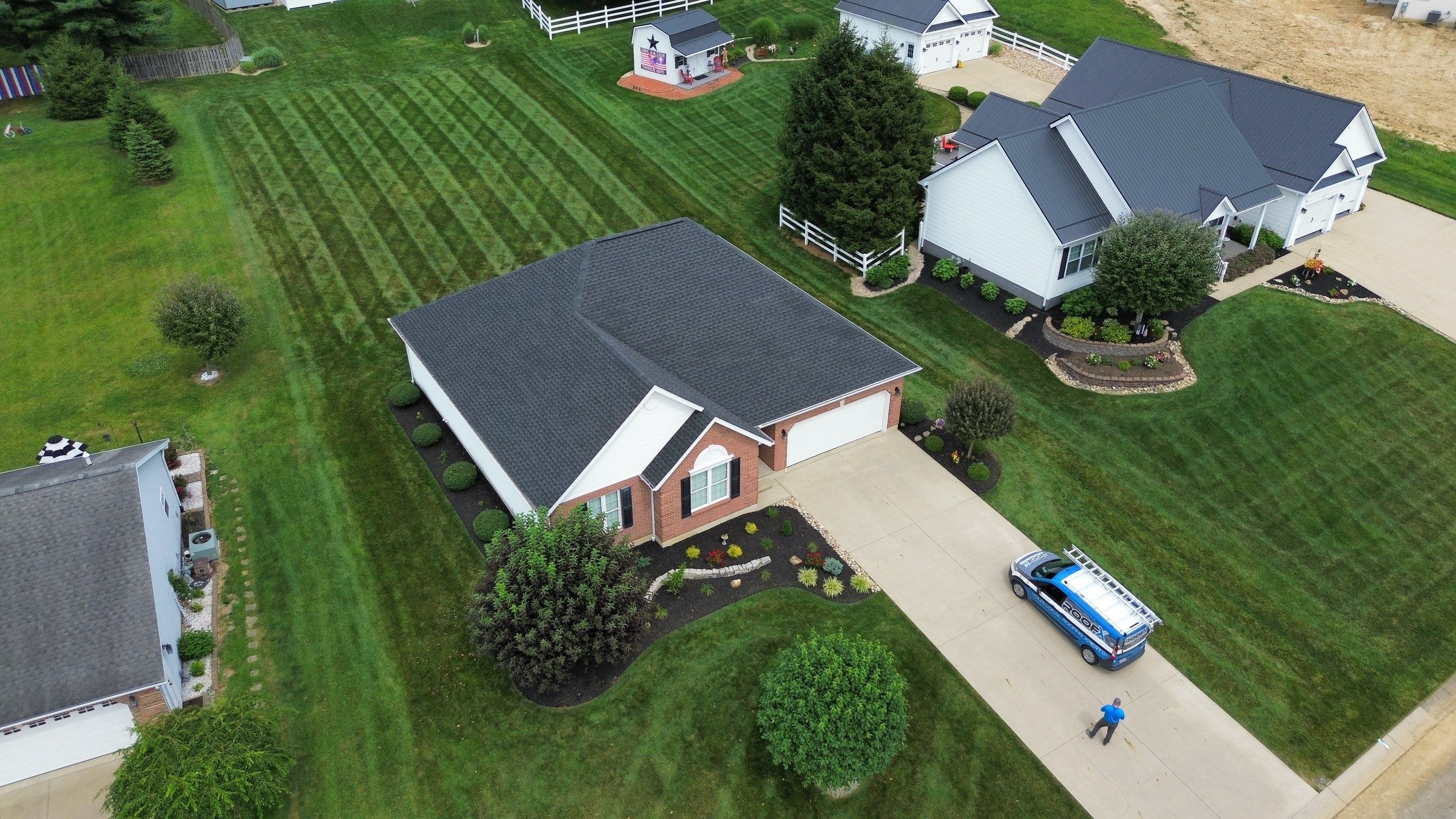 Residential Roofing Installation using Timberline UHDZ Shingles - Charcoal by RoofX 