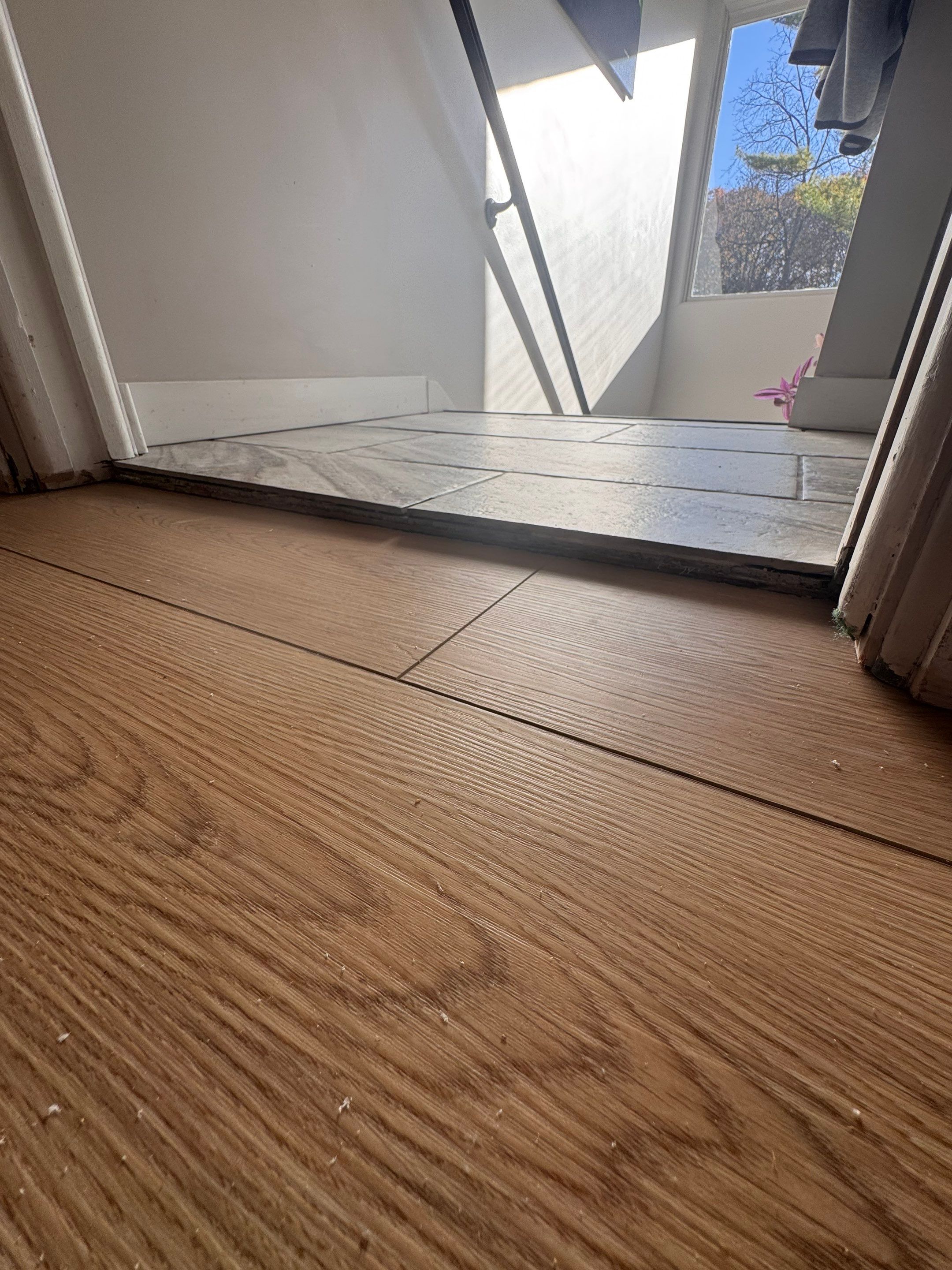 Before & After with Provenza "Road Trip" LVP by RTBaldwin Hardwood Floors
