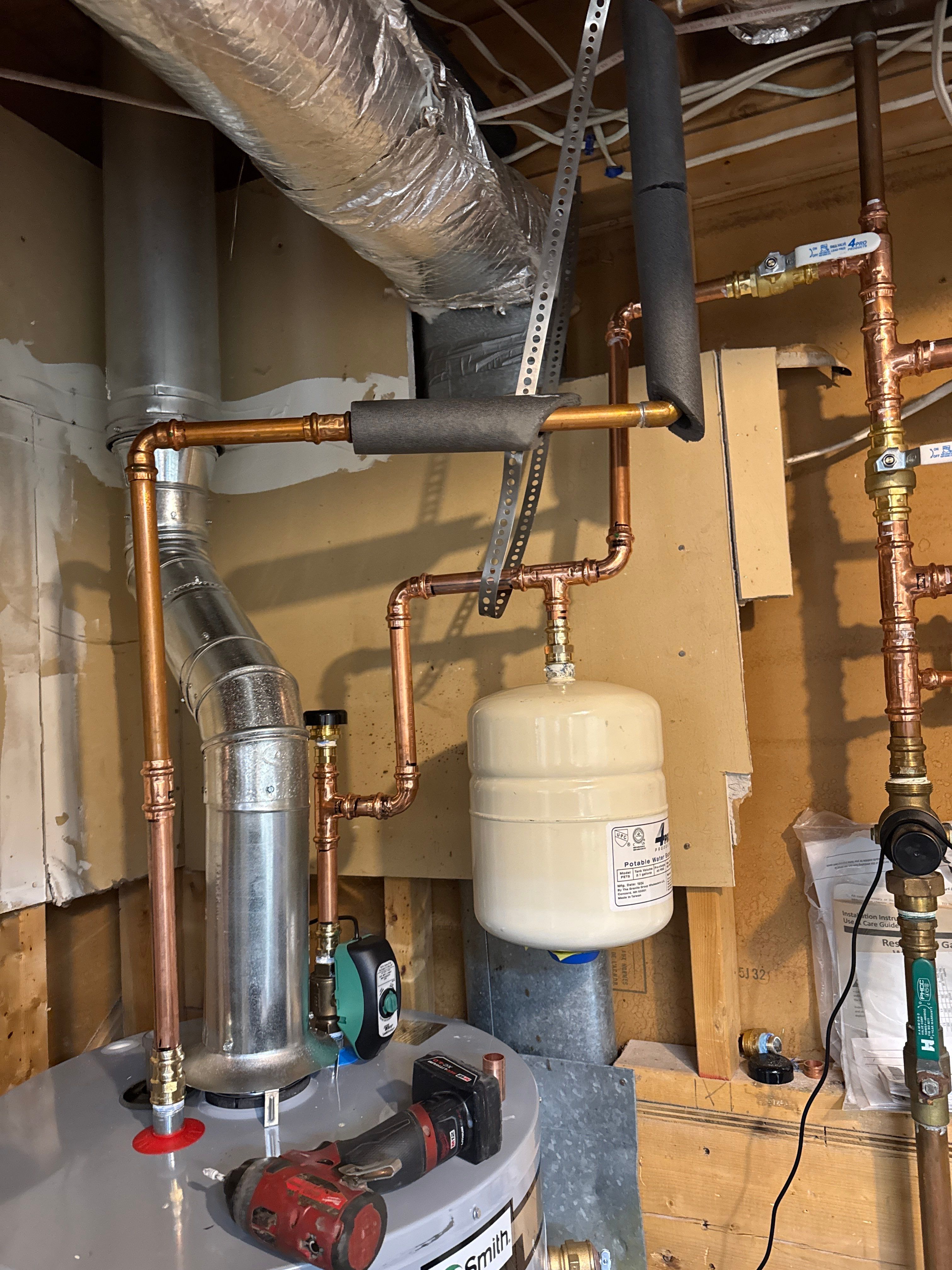 Water Softener and Heater Install by Stake Plumbing and Heating