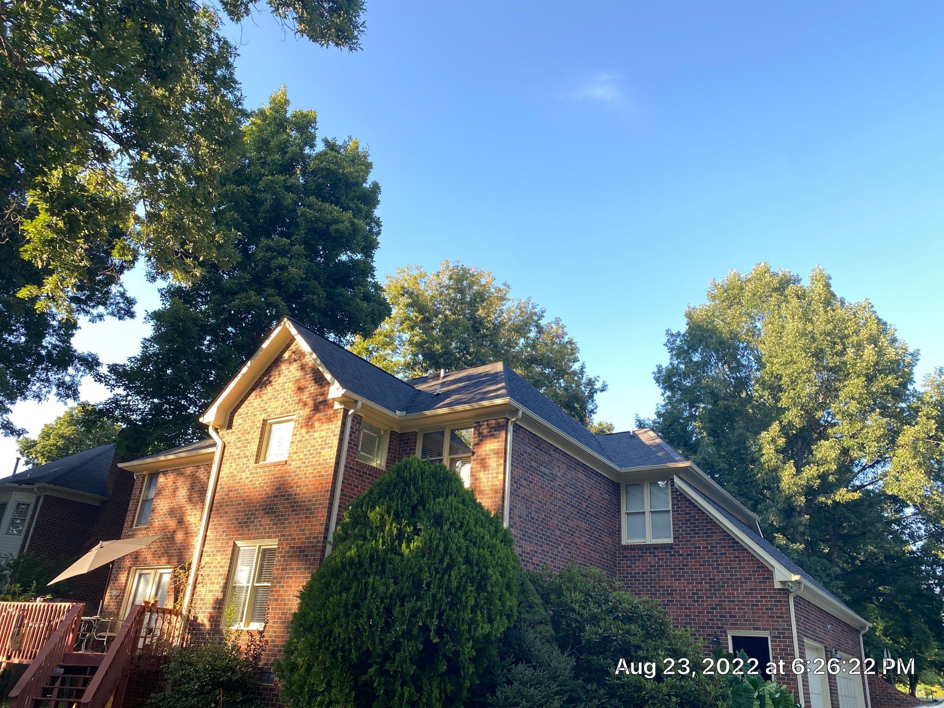 Happy Customer for Life by Just In Time Roofing and Restoration