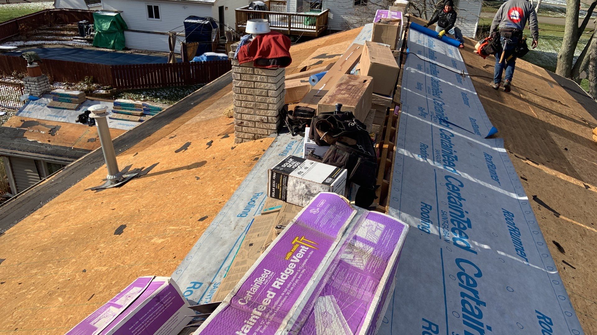 Roof Replacement using CertainTeed Landmark by 180 Contractors