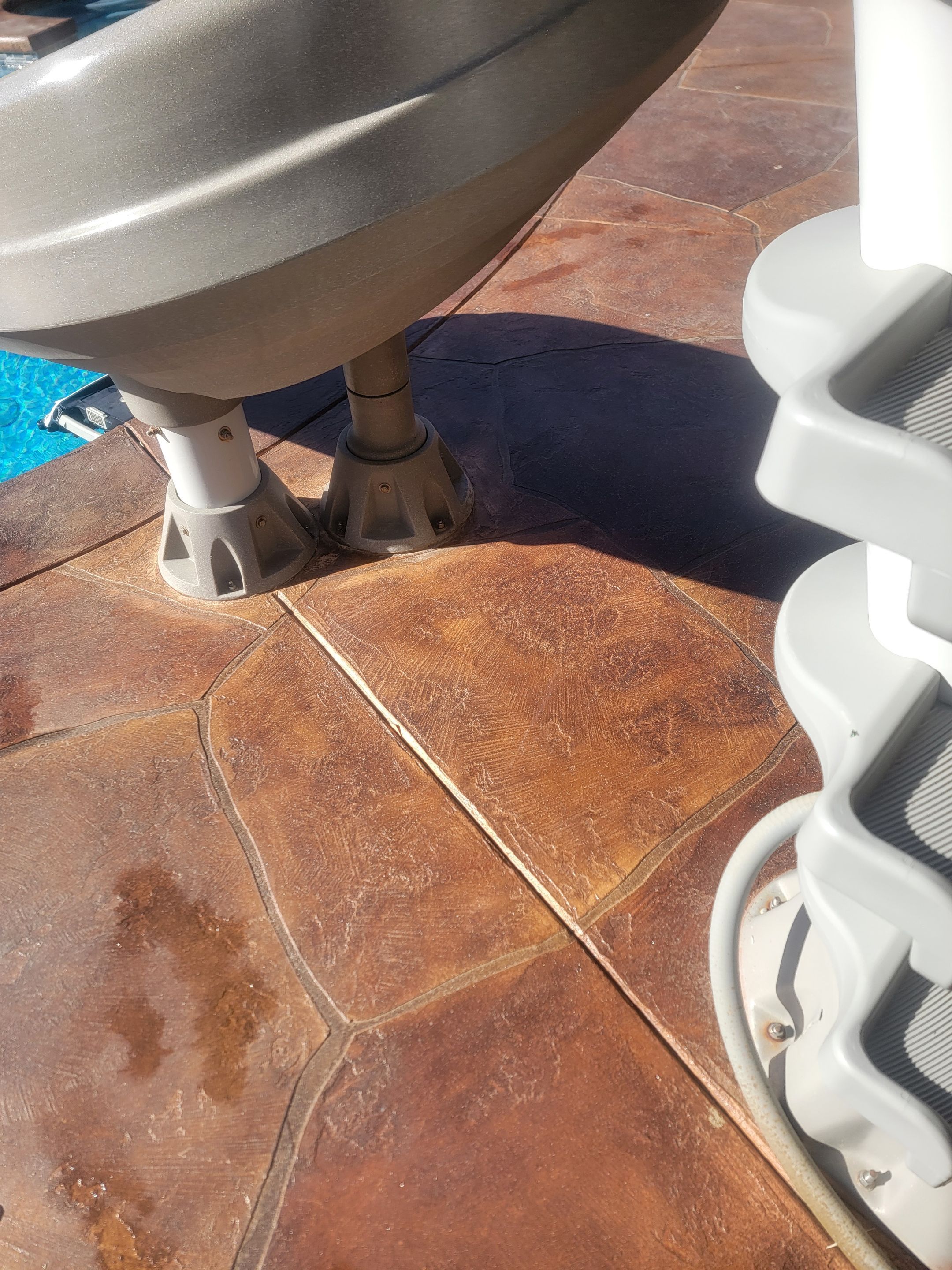 Quartz 2 tone Pool deck by Matt Gifford Painting LLC