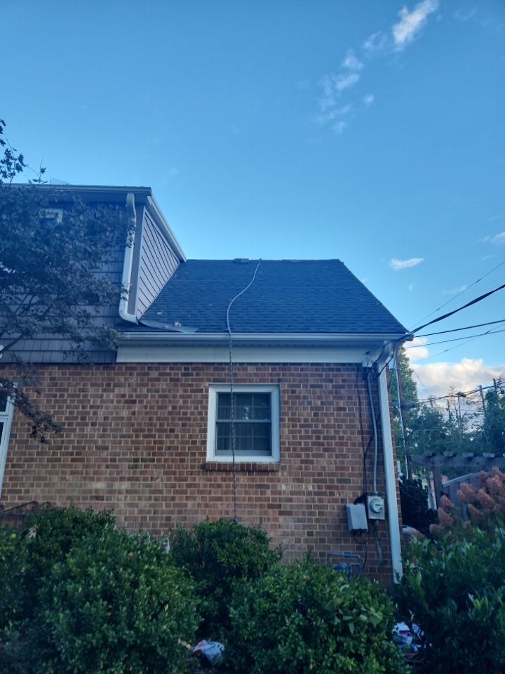 New Roof and 6 inch Gutters by Just In Time Roofing and Restoration