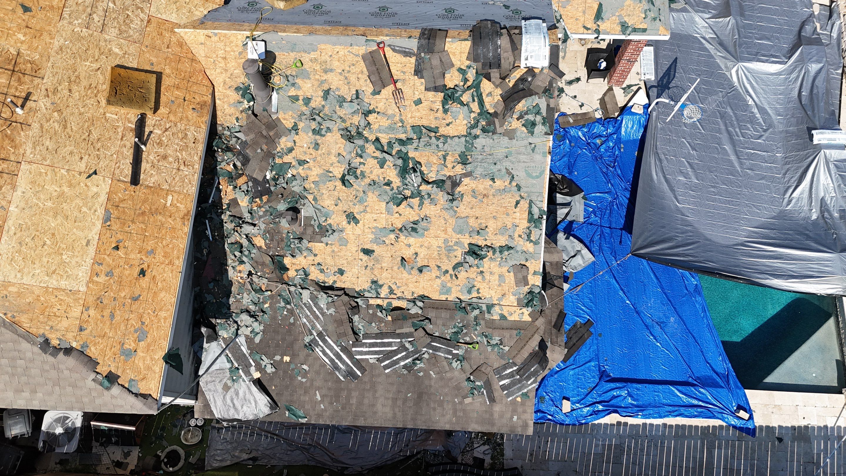 Residential Roofing Installation using IKO Dynasty by Core Four Roofing