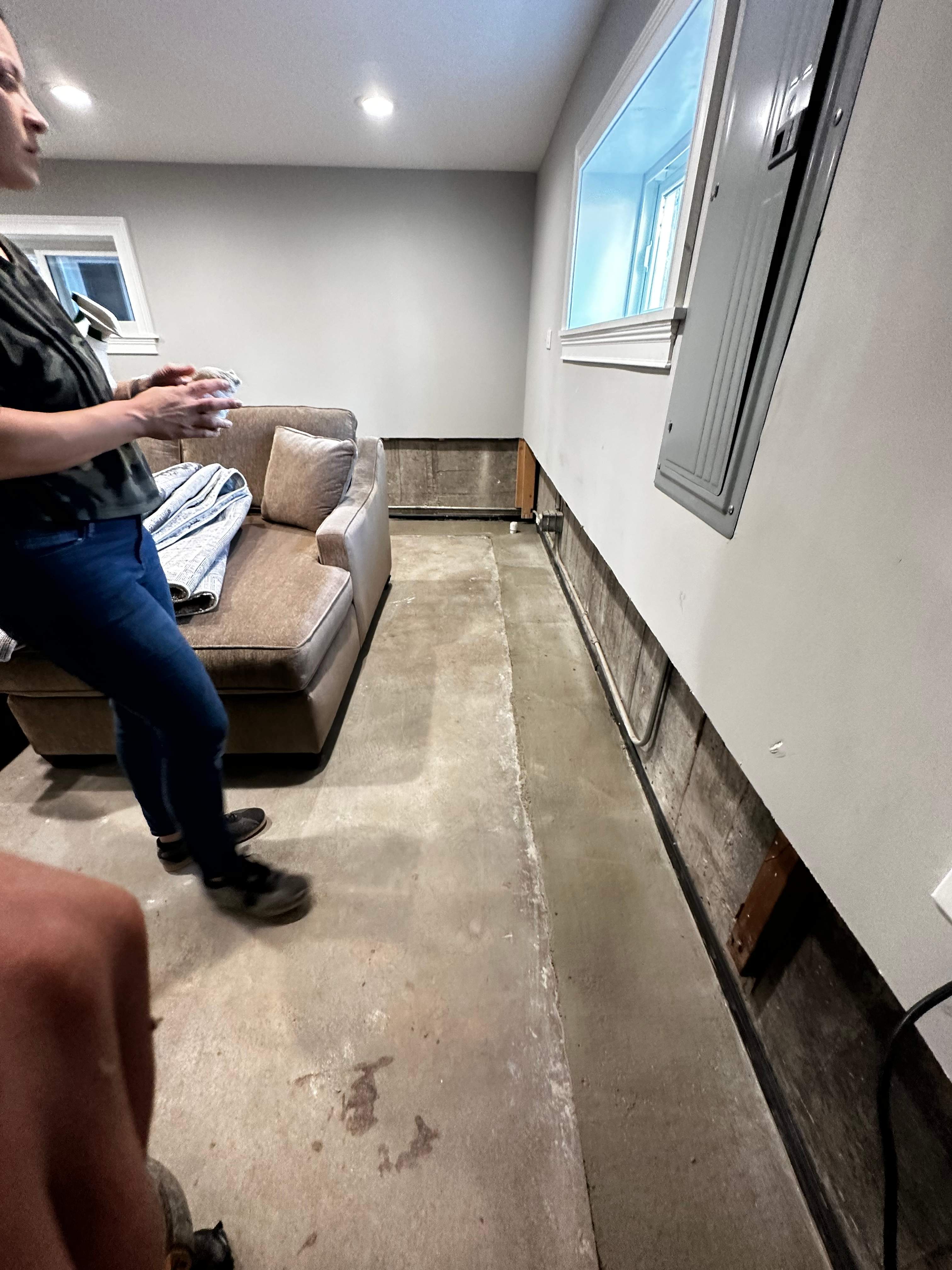 Complete Interior Basement Waterproofing by Allied Water Services