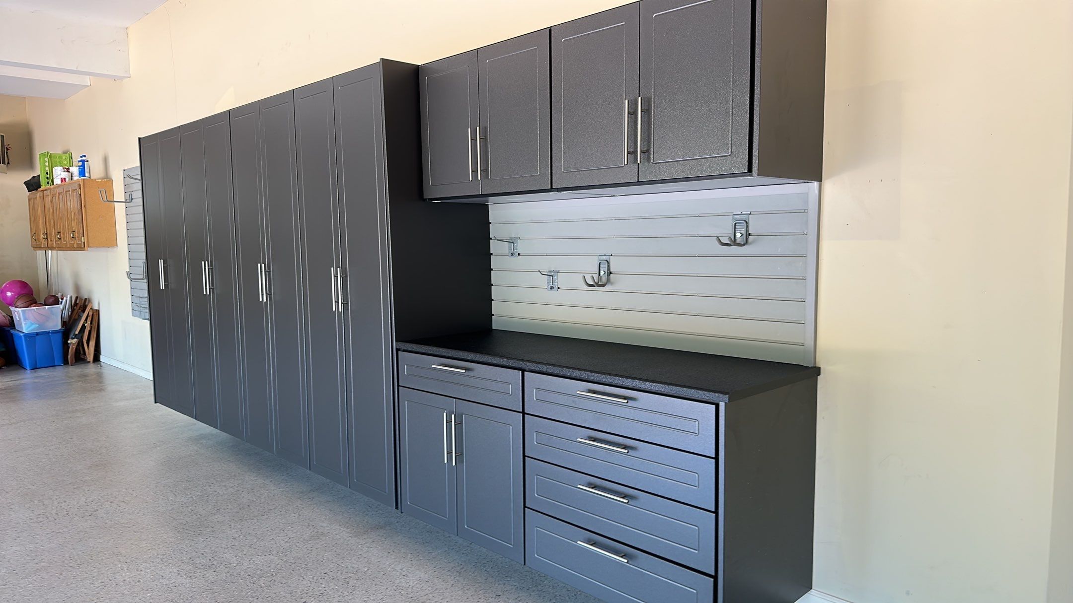 Tom D. transformed his garage with cabinets by Banner Garage