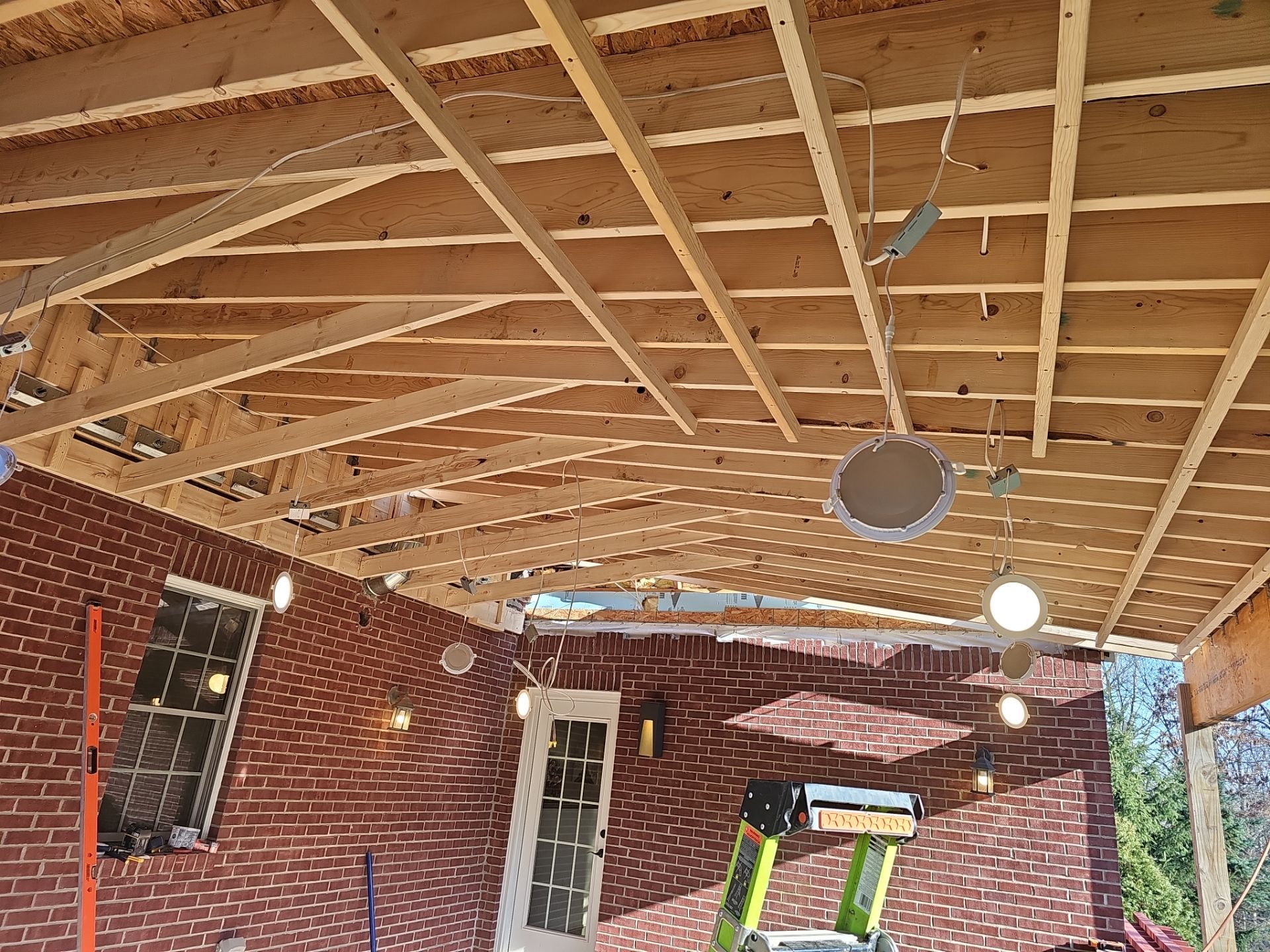 Hip Roof Build by Cousins Roofing Siding & Decks