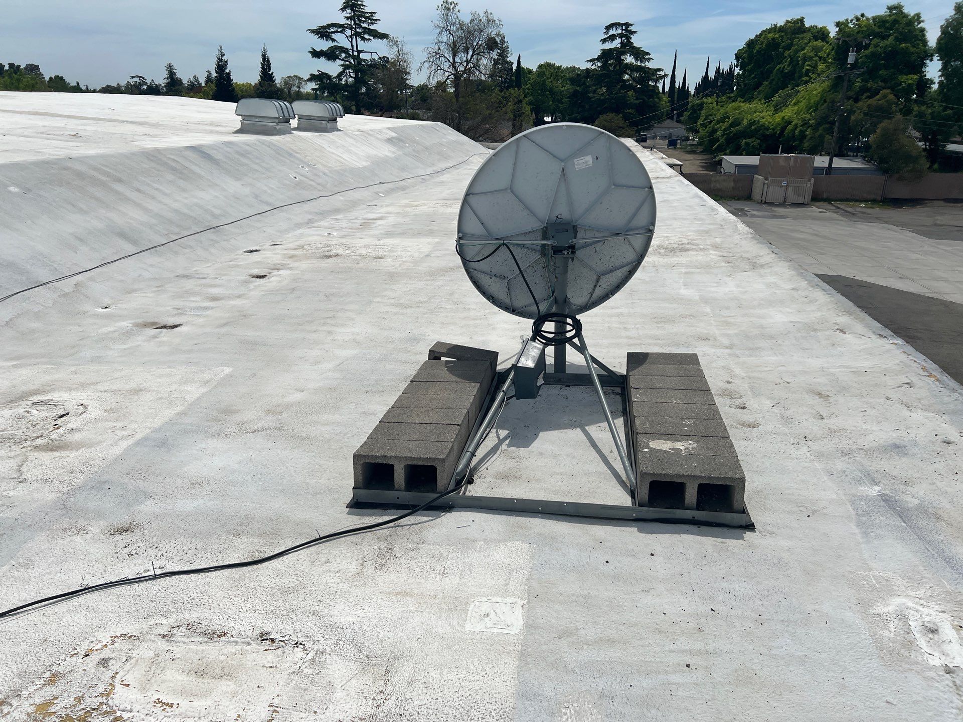 Foam Refurbish using Conklin Benchmark/PUMA XL coatings and spray foam by Straight Edge Roofing Inc