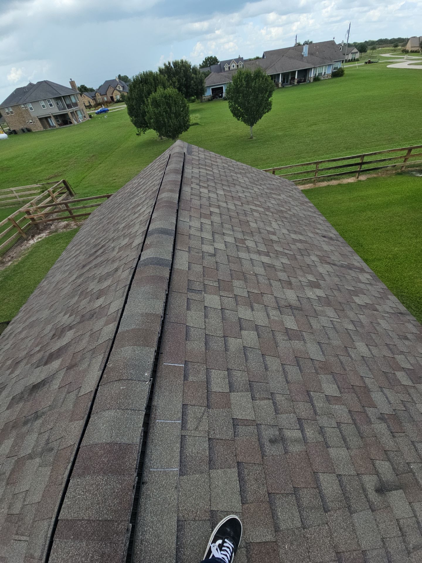 Hail Damage using Owen's Corning Duration (Lifetime) Shingles by Roof Repair Company