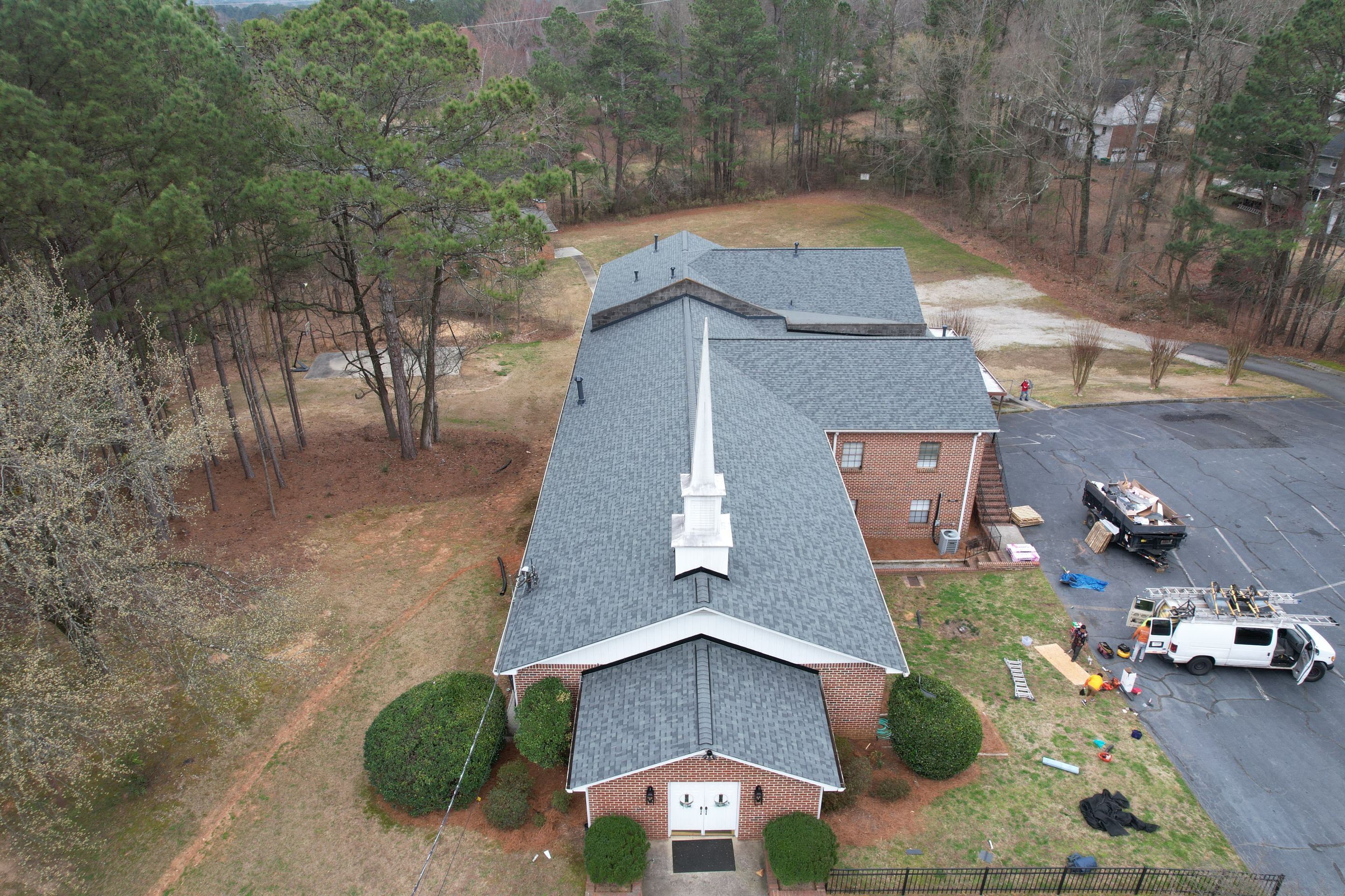 Church Roof Replacement using Owens Corning by Inspector Roofing and Restoration
