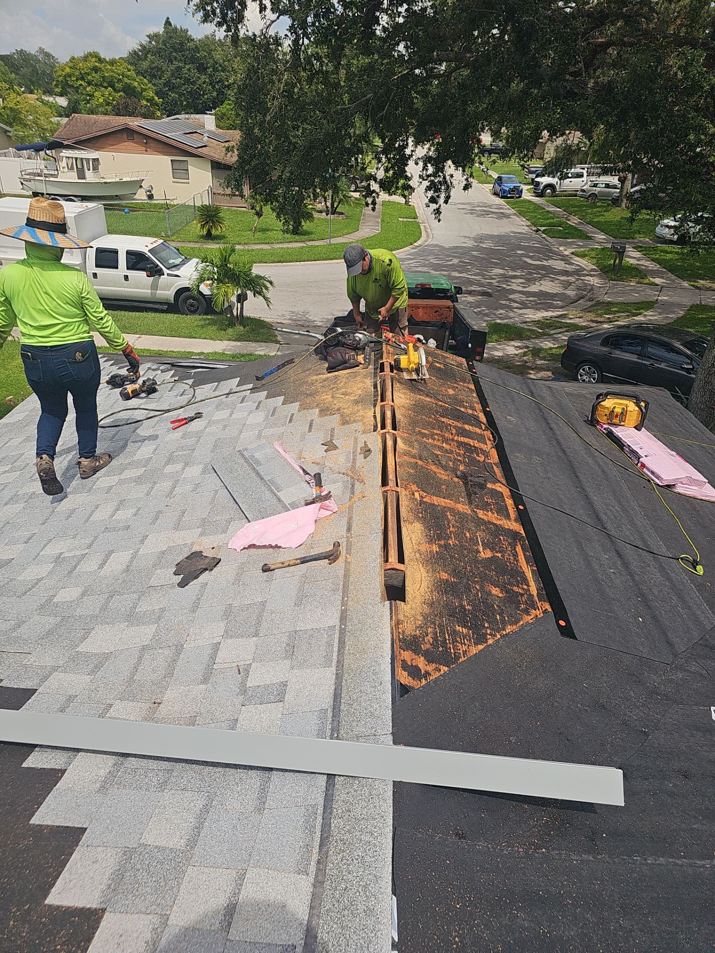 Project in Clearwater 33760 by Mitchell Roofing Company LLC 