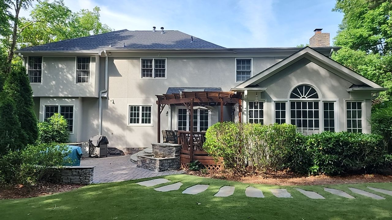 House Wash using cleaner by Power Wash Masters LLC