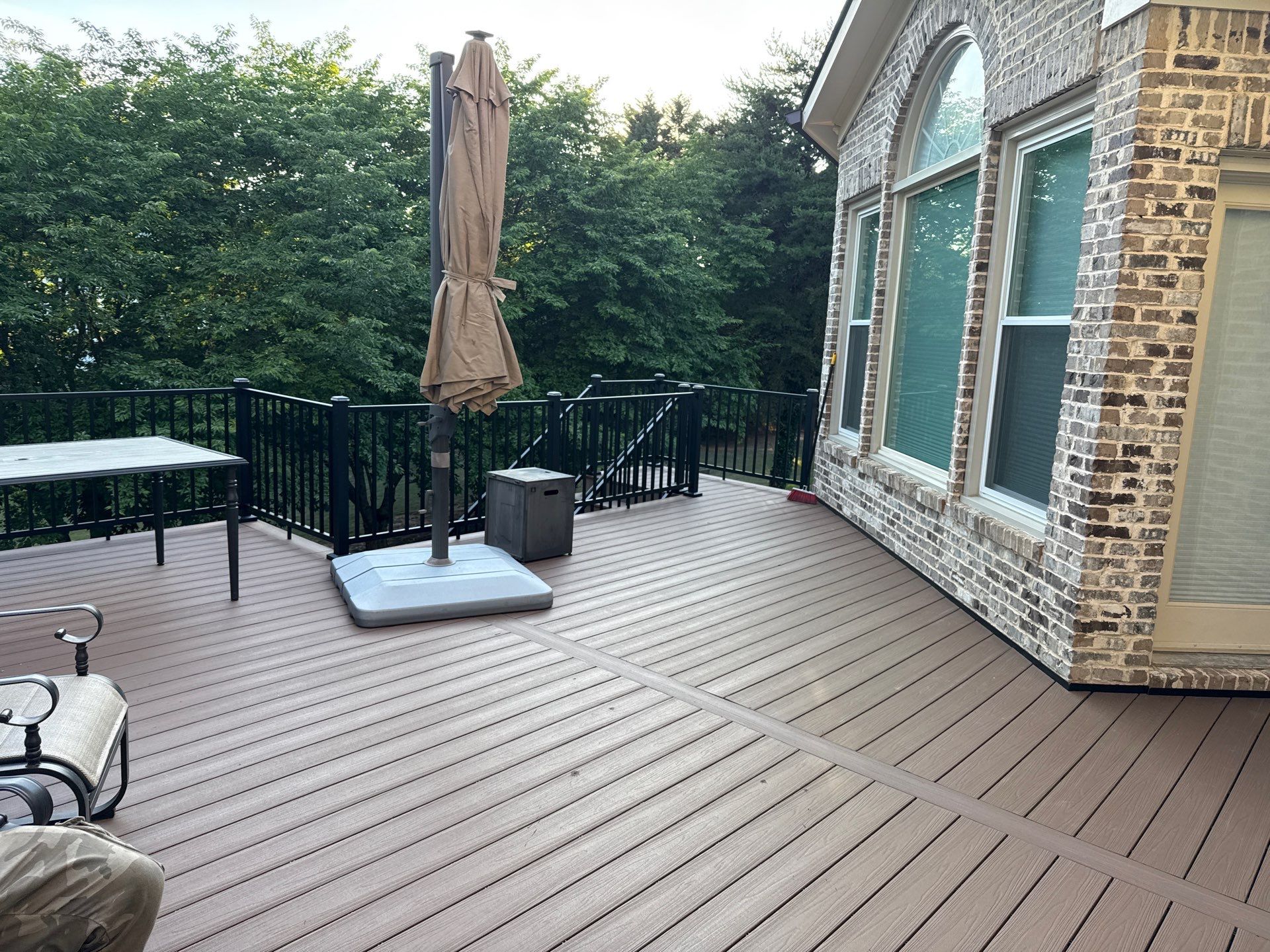 Lawrenceville, GA Deckorators Deck Resurface, Under-Deck, and Trex Deck Lighting Installation by Nelson Exteriors 