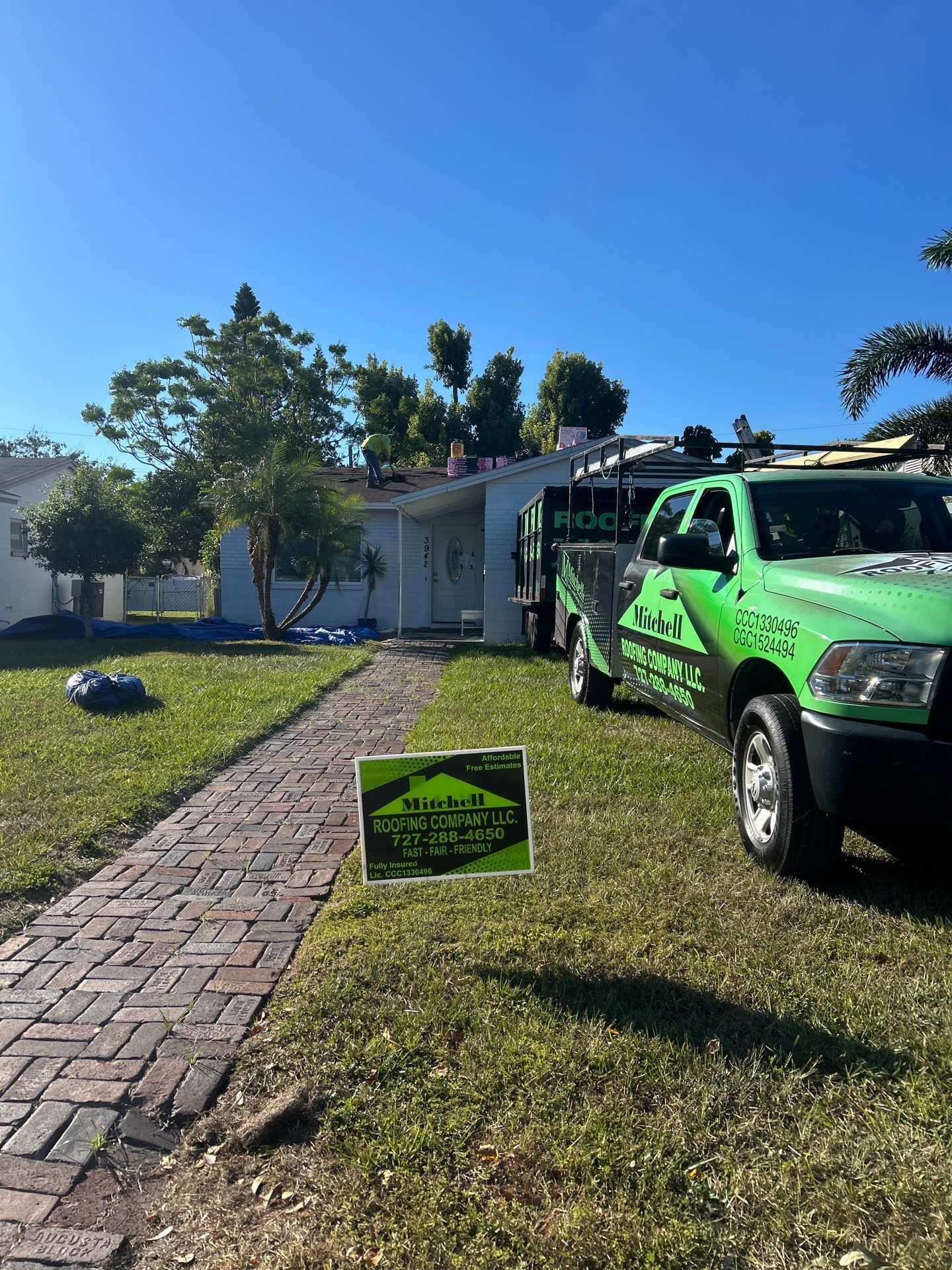 Project in St. Petersburg 33713 by Mitchell Roofing Company LLC 