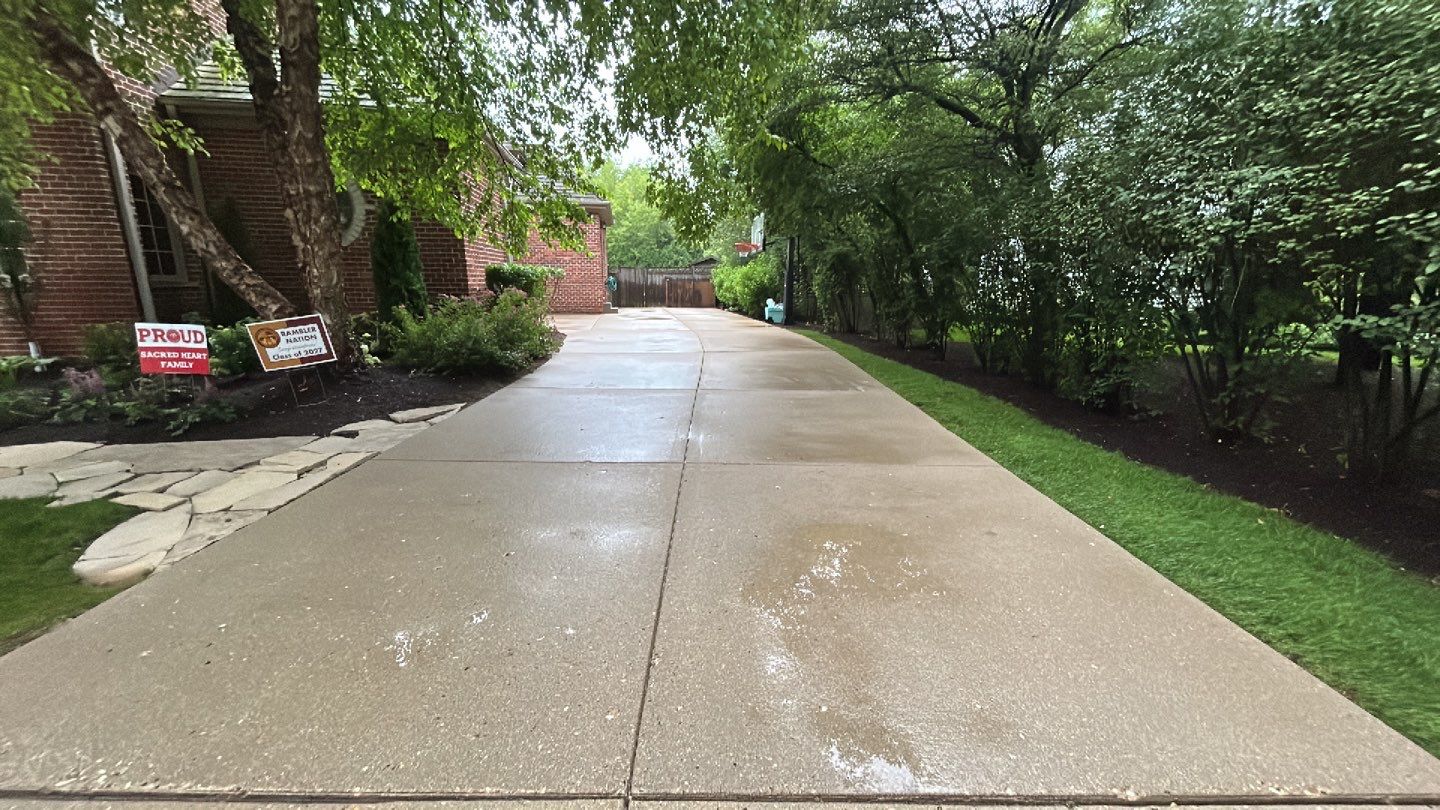 Exterior Stone and Concrete Surface Cleaning by Northern Power Washing LLC.