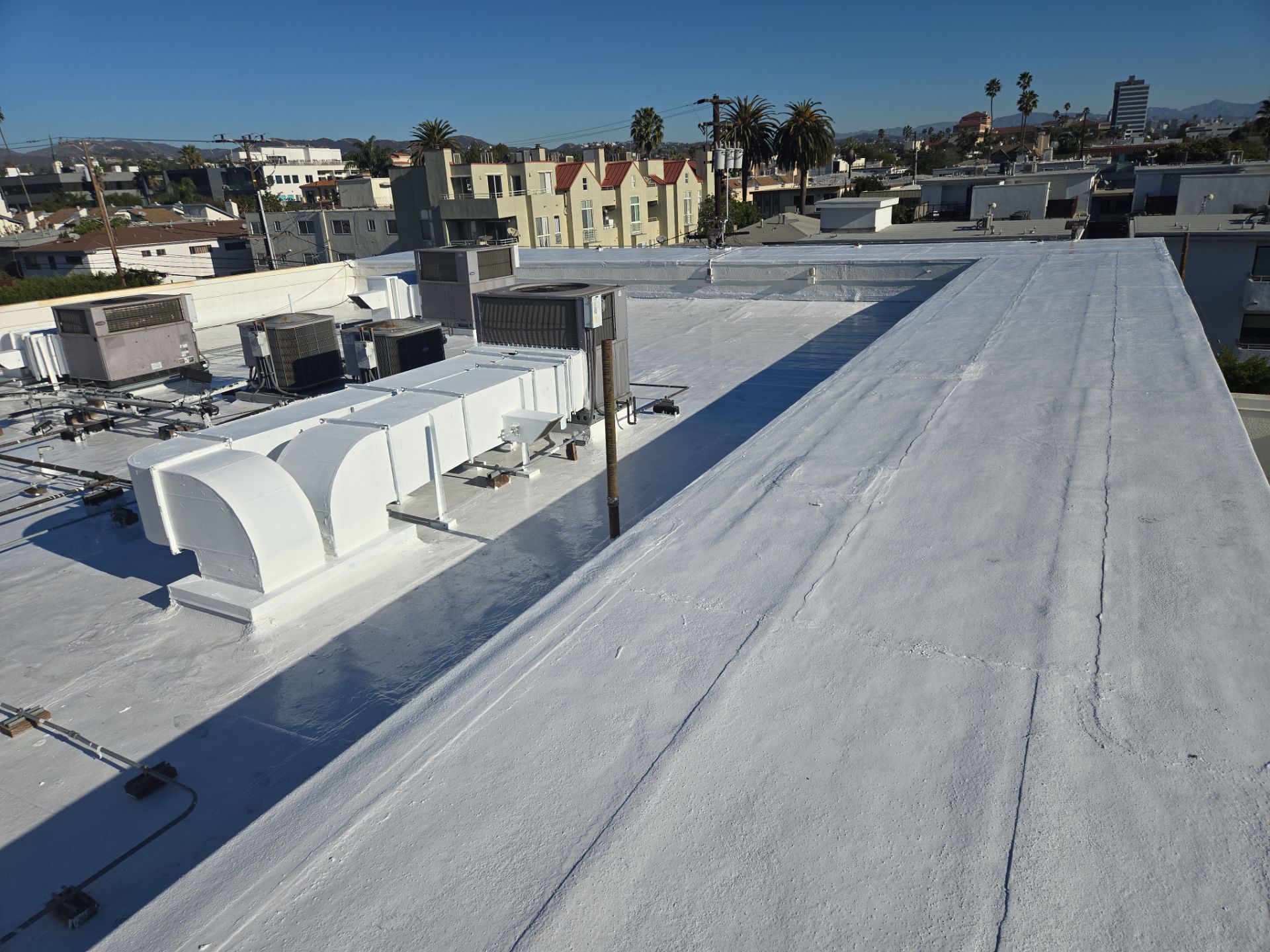 Pre-school in Santa Monica - Waterproofed with ASC Silicone Membrane System by Hull Brothers Roofing