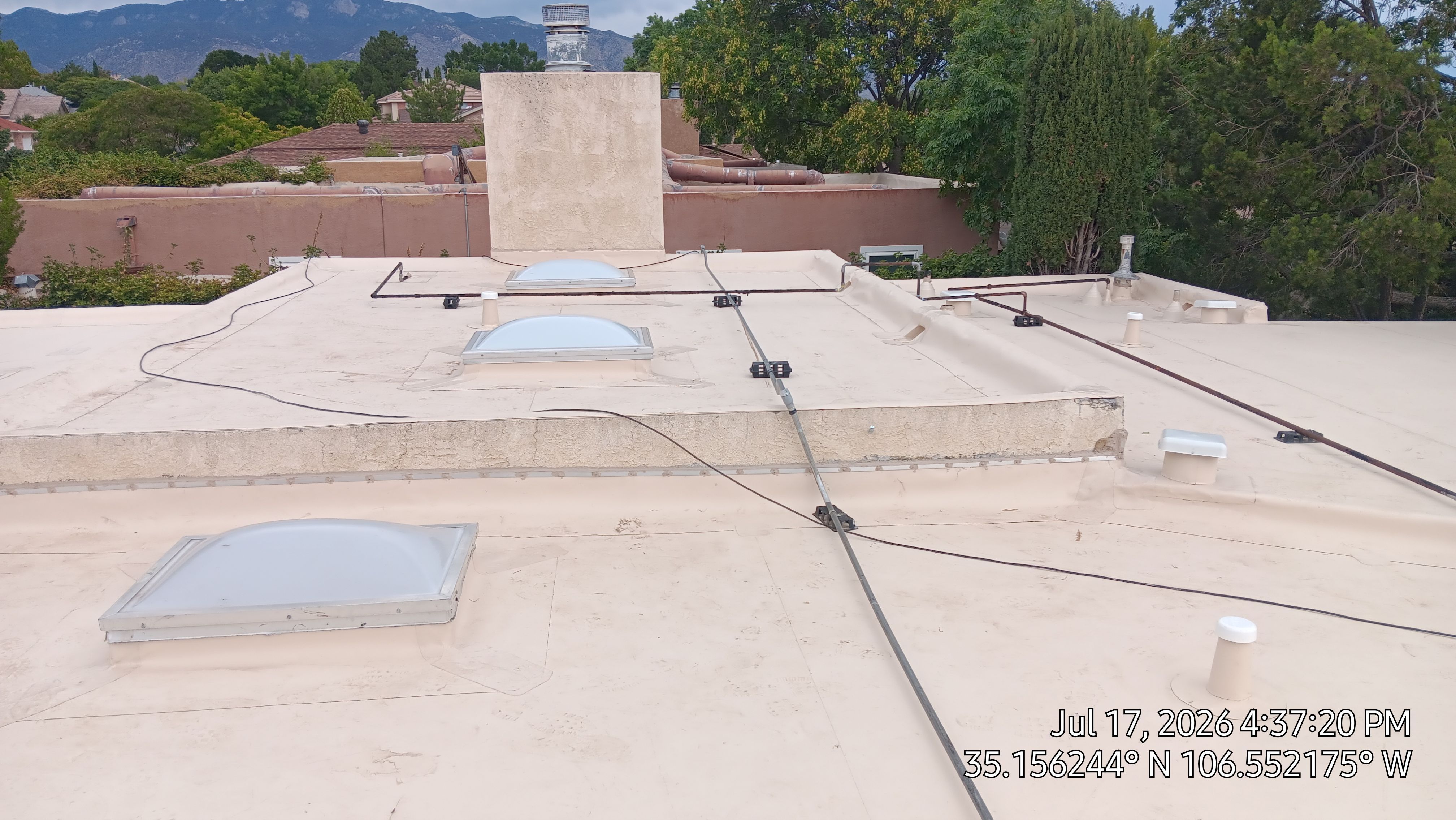 Albuquerque TPO Roof Replacement in the Northeast Heights EPS Slope and Custom Skylights by Doyle Roof Masters Inc