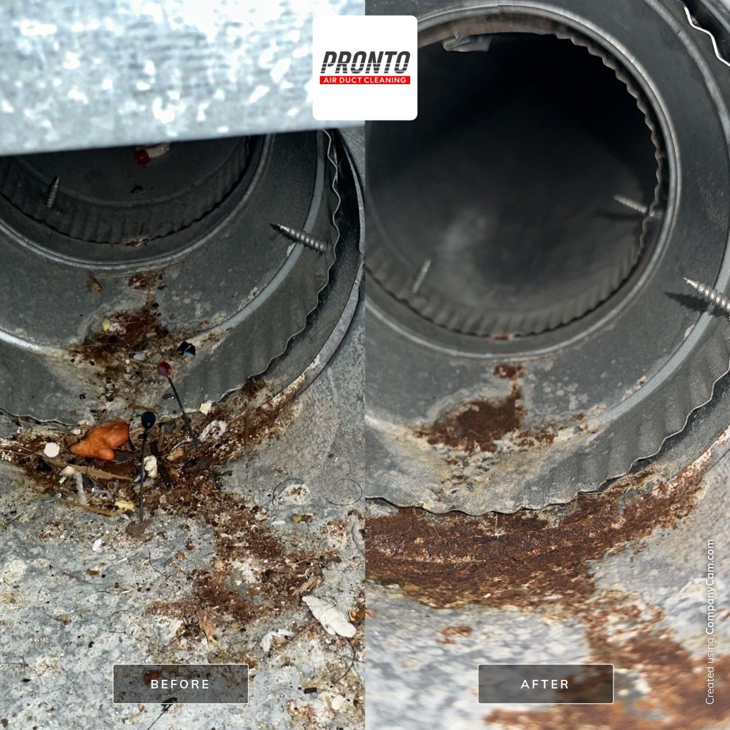 Air duct cleaning using Hypervac by Pronto Air Duct Cleaning