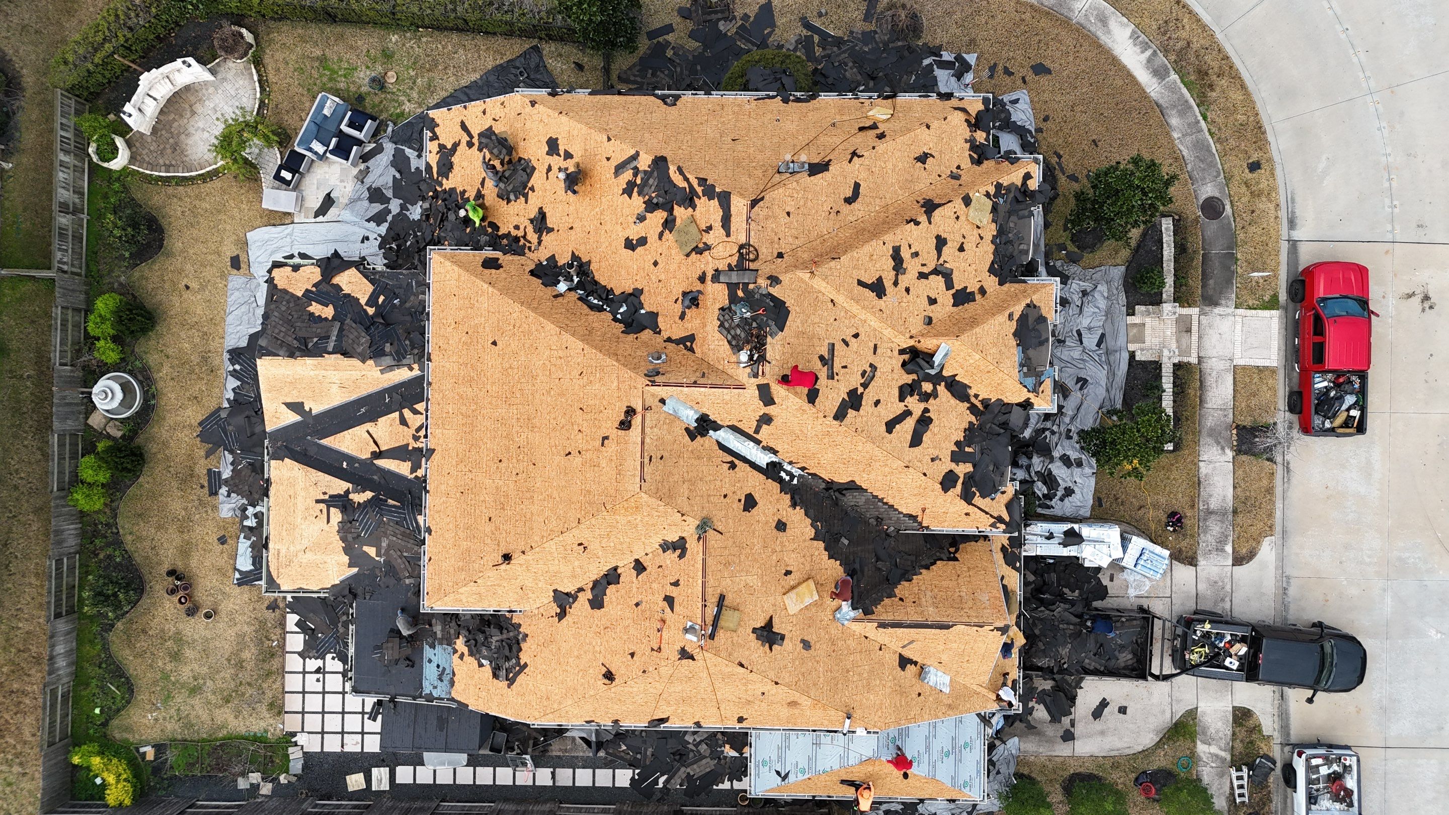 Roof Replacement in Cypress after Customer sustained Hail Damage! by Core Four Roofing