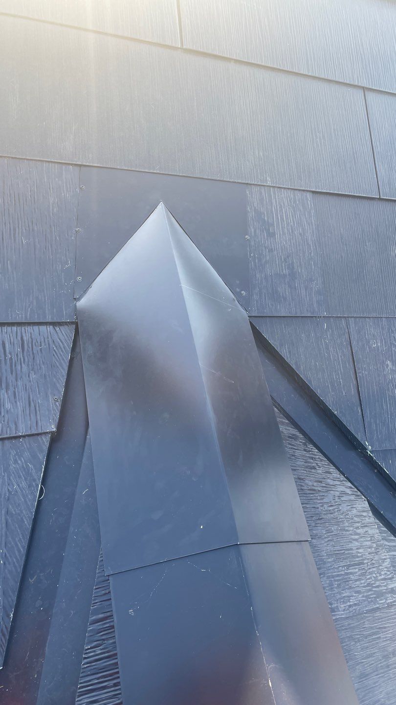 Tesla Solar Roof on a Commercial Building by American Home Contractors