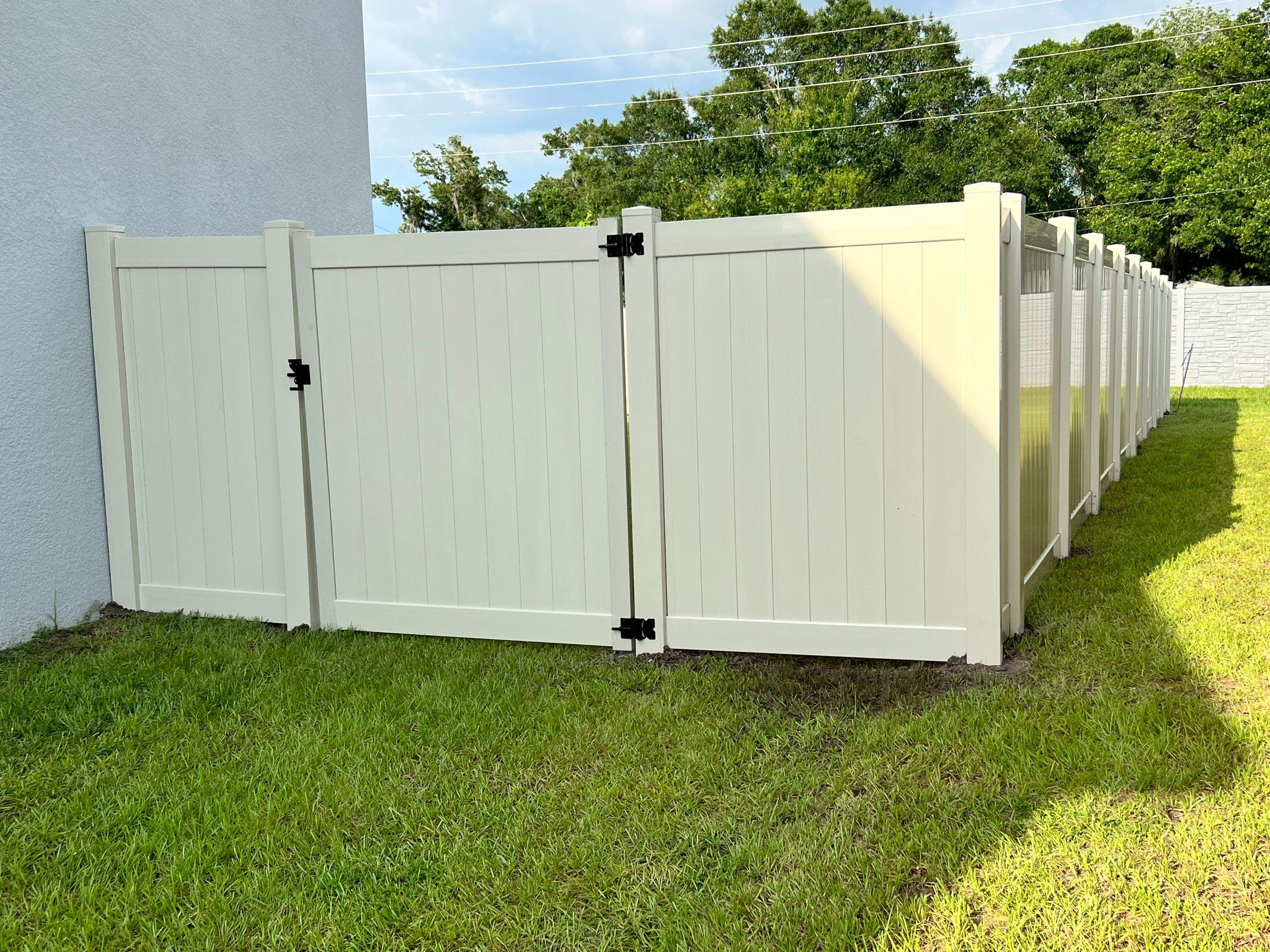 Bradenton, FL 6ft. Tall Tan Vinyl Privacy Fence  by Asap fence and gates, LLC