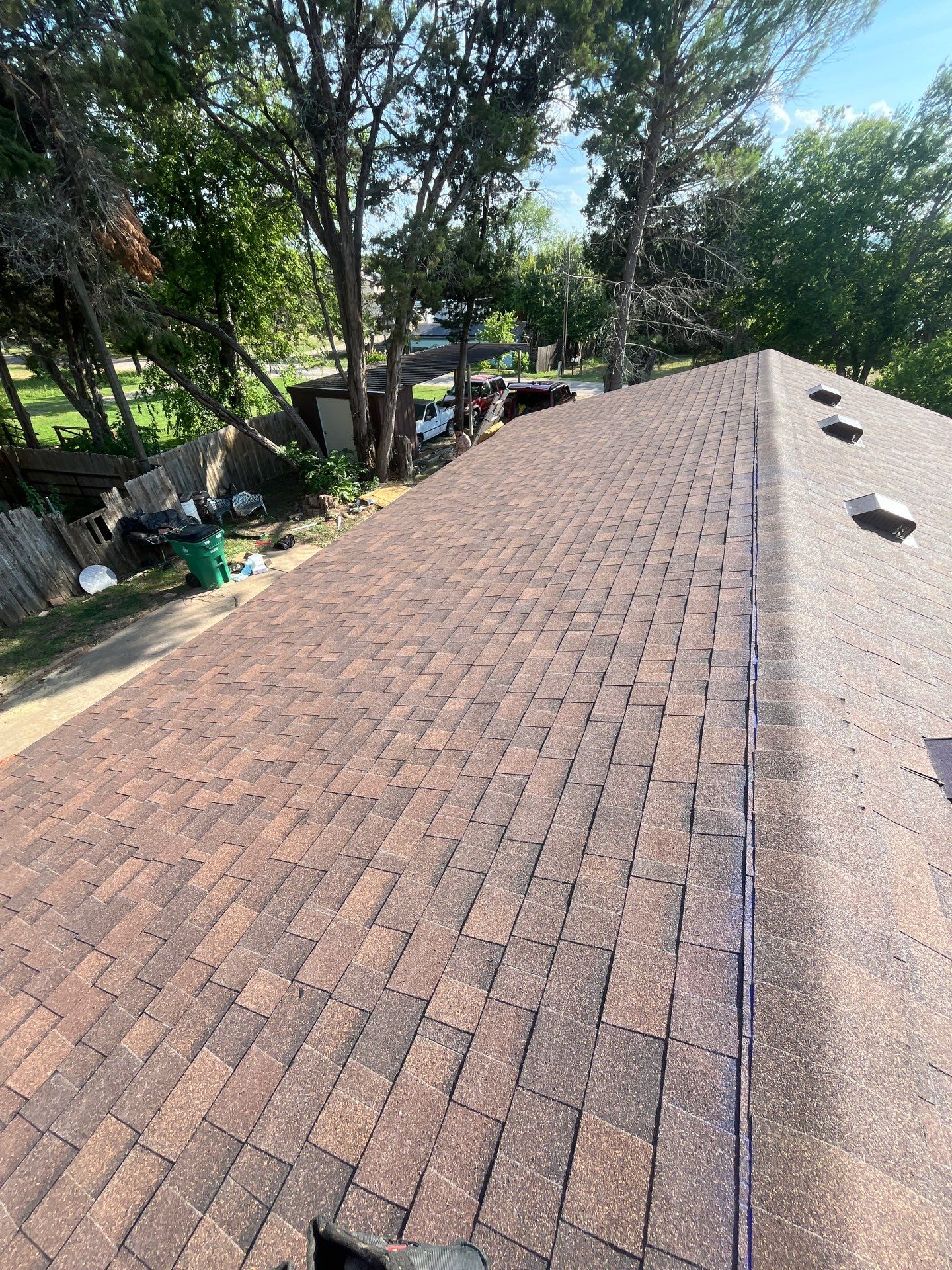 Reroof after a Storm OC Oakridge  by Berry Good Roofing 
