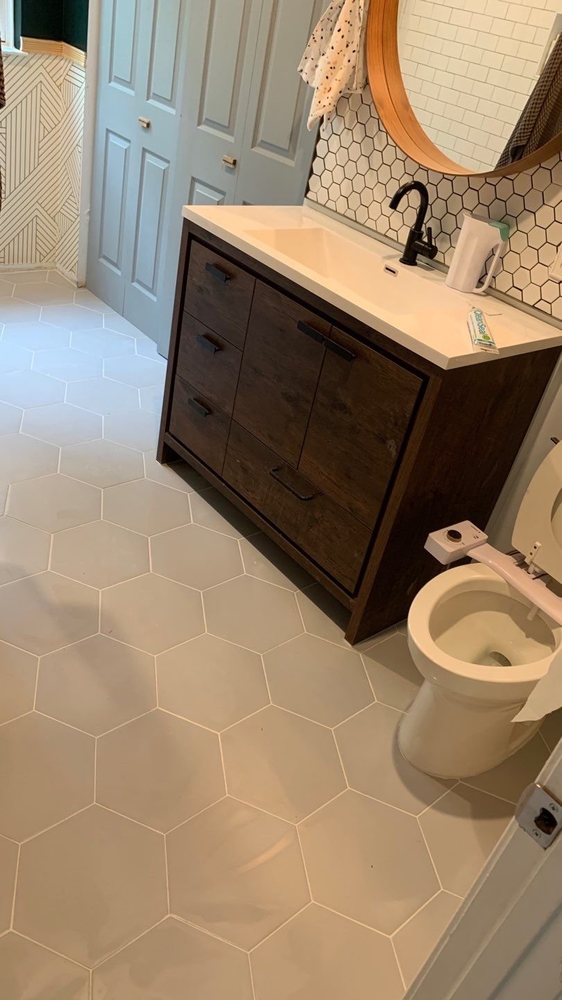 Bathroom Tiling by Greenspring Construction Services