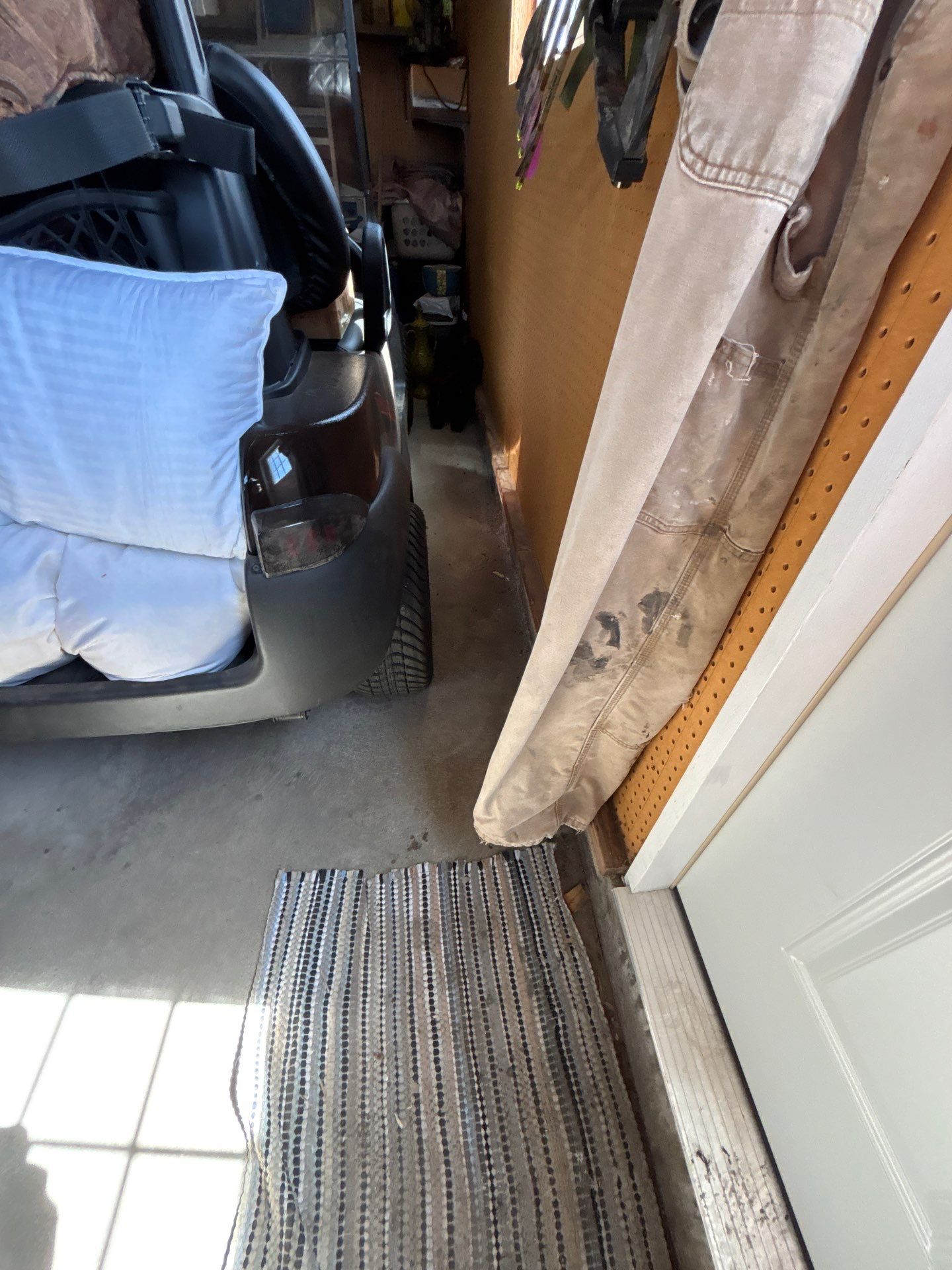 Speckled Epoxy Floor Coating Installation for Centerville Residential Garage by Select Painting, Coatings & Garage Cabinets