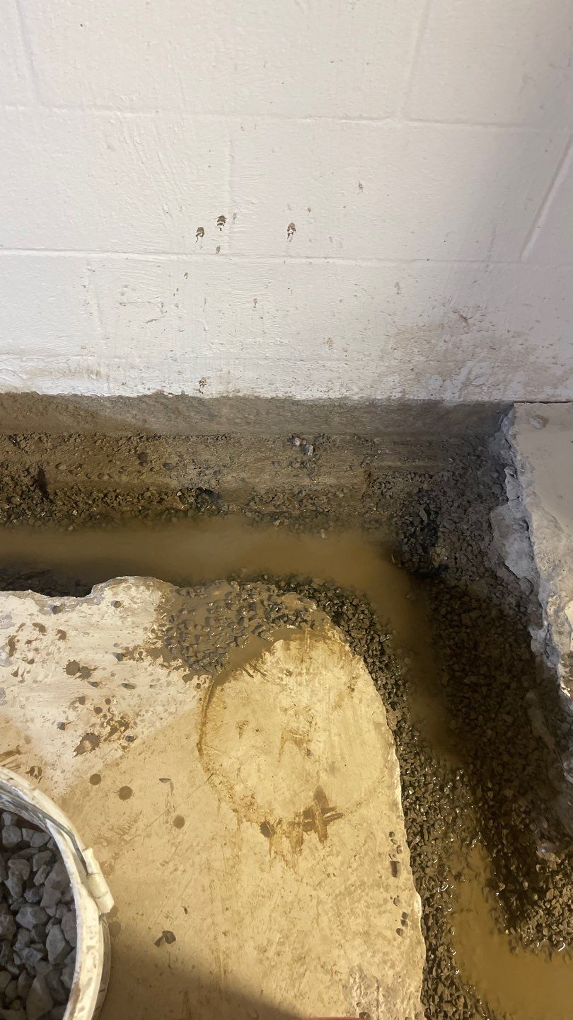 Interior Basement Waterproofing System by Toledo Basement Repair