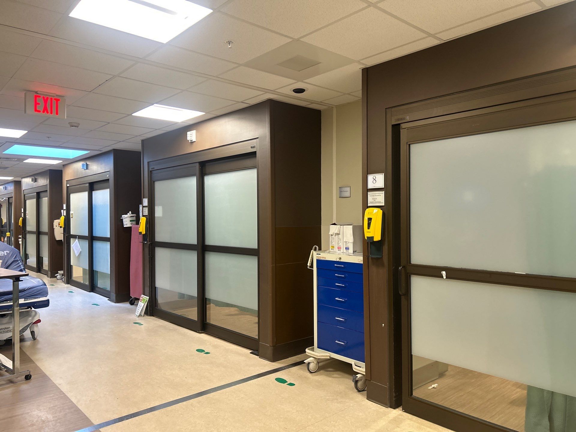 Cheshire Medical Emergency Department - Filming by Cheshire Glass Company