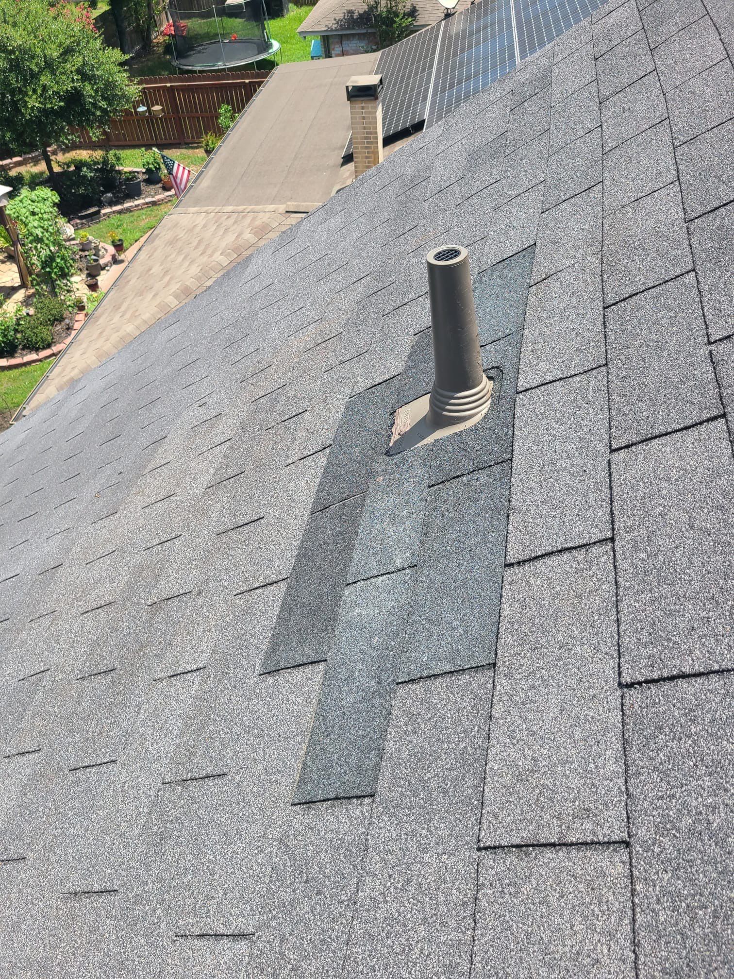 Hail Damage using Owen's Corning Duration (Lifetime) Shingles by Roof Repair Company
