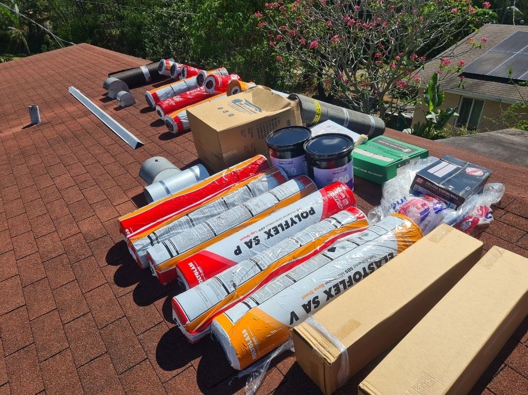 Residential Roofing Installation using 1" Nail strip metal roof by BLUES BROTHERS ROOFING