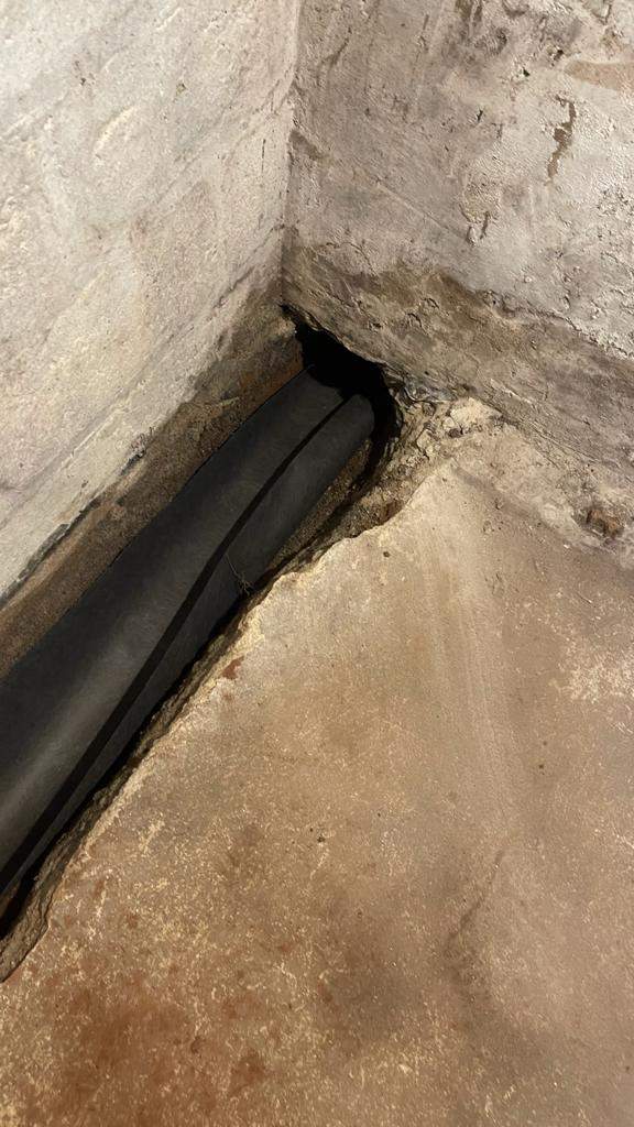 Interior French Drain Job in Lyndhurst, NJ by Pure Service Pro, LLC 