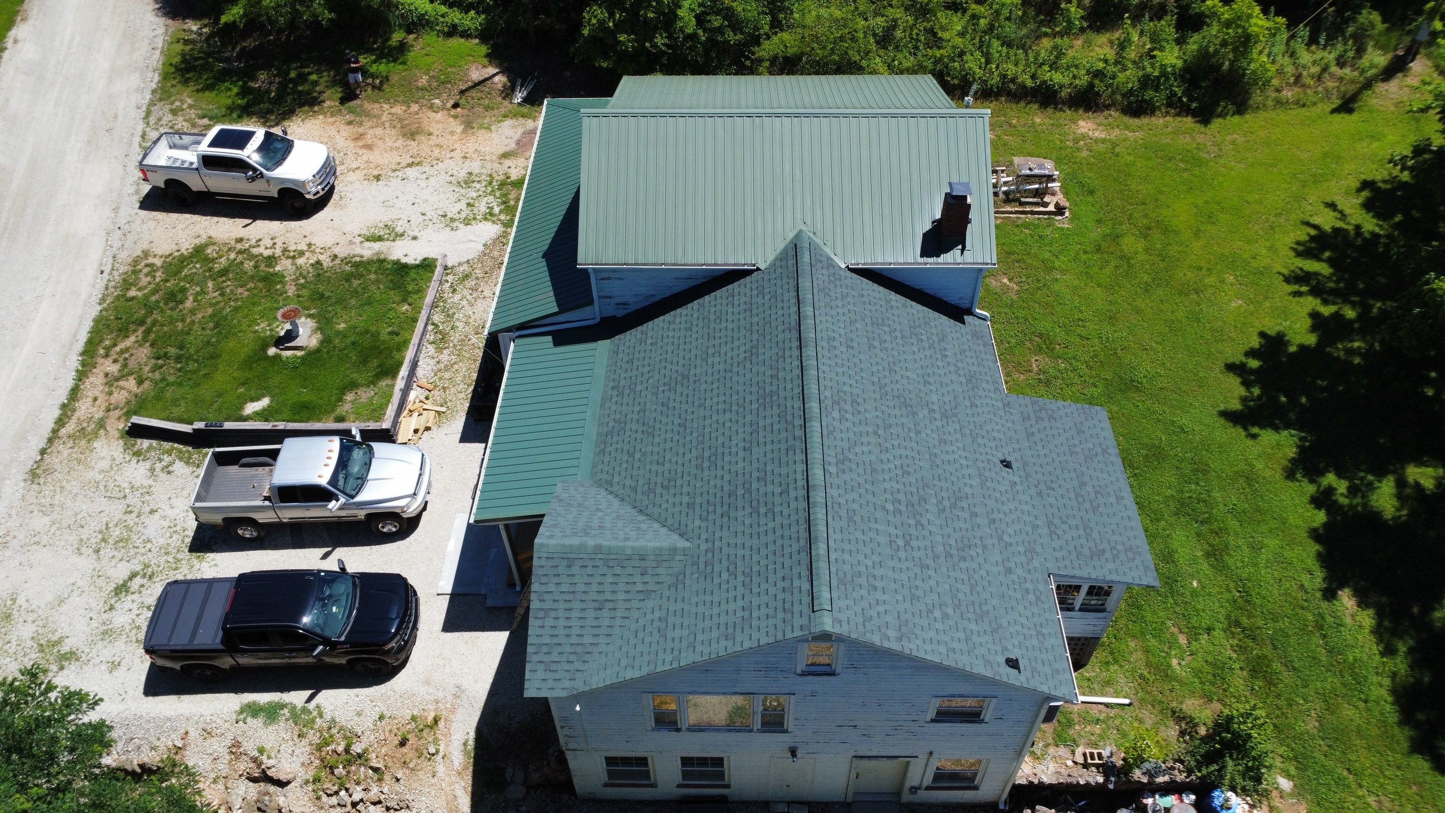 Residential Roof Install - Atlas Pinnacle Pristine W Scotchguard - Color Woodland Green  by Titan Commercial & Residential Roofing 