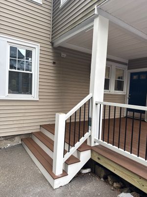 new deck with custom pergola