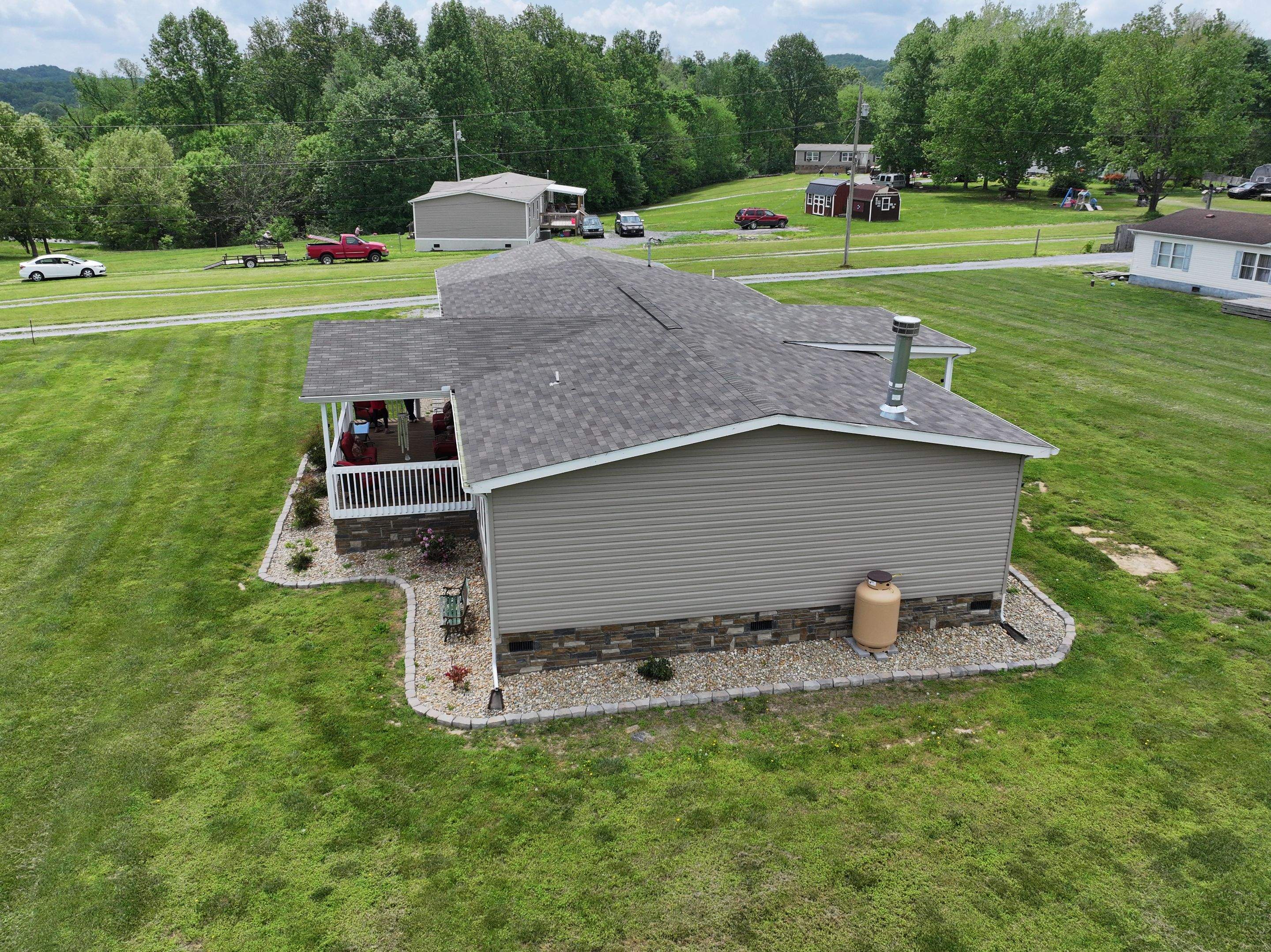 Burnished Slate Frost AG Panel by Omnia Roofing