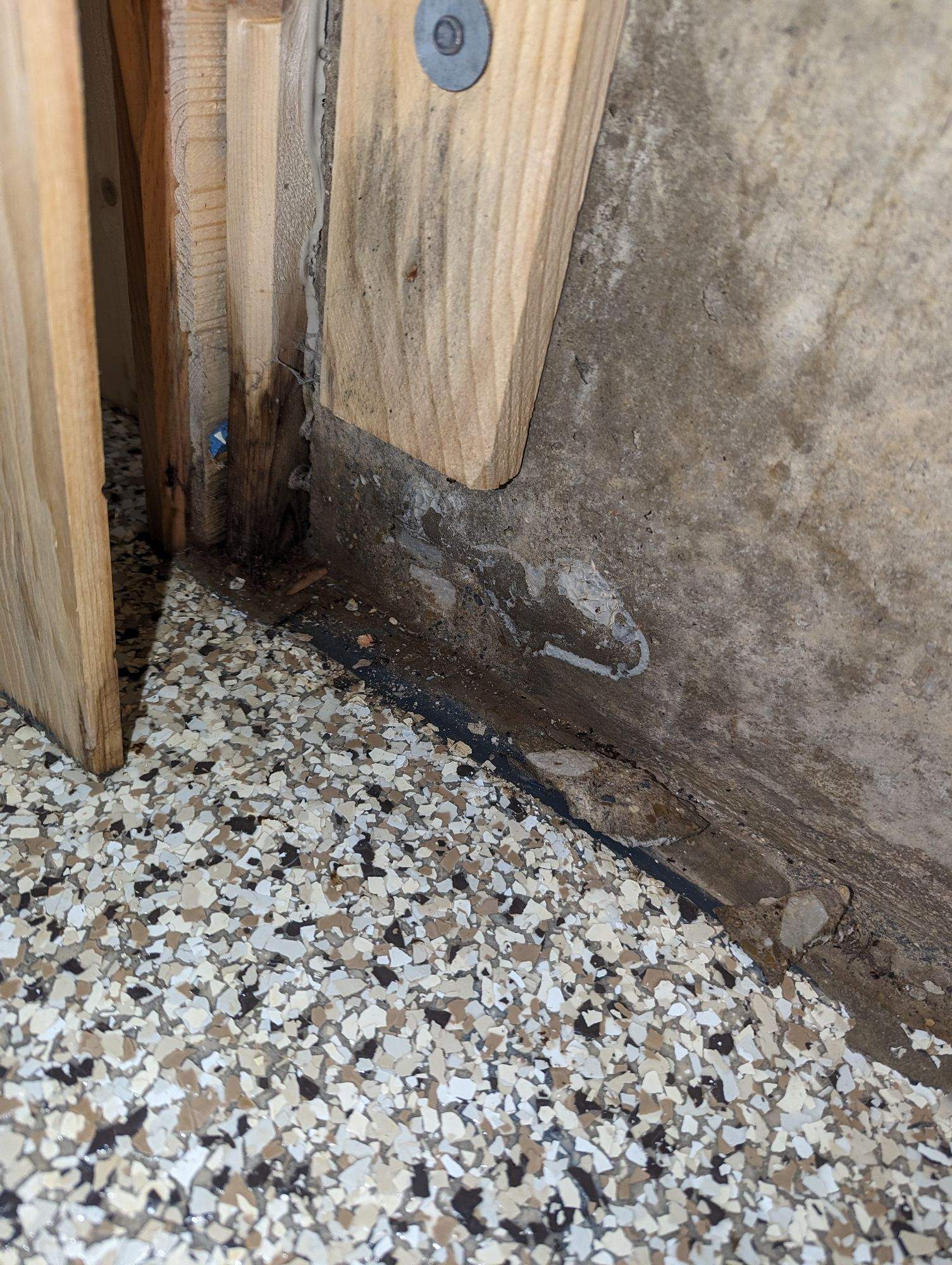 Interior Foundation Crack Repair by Allied Water Services