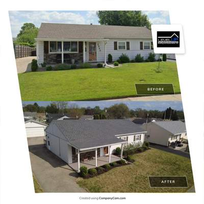 Dayton Residential Roof Replacement Featuring Gray Asphalt Architectural Shingles