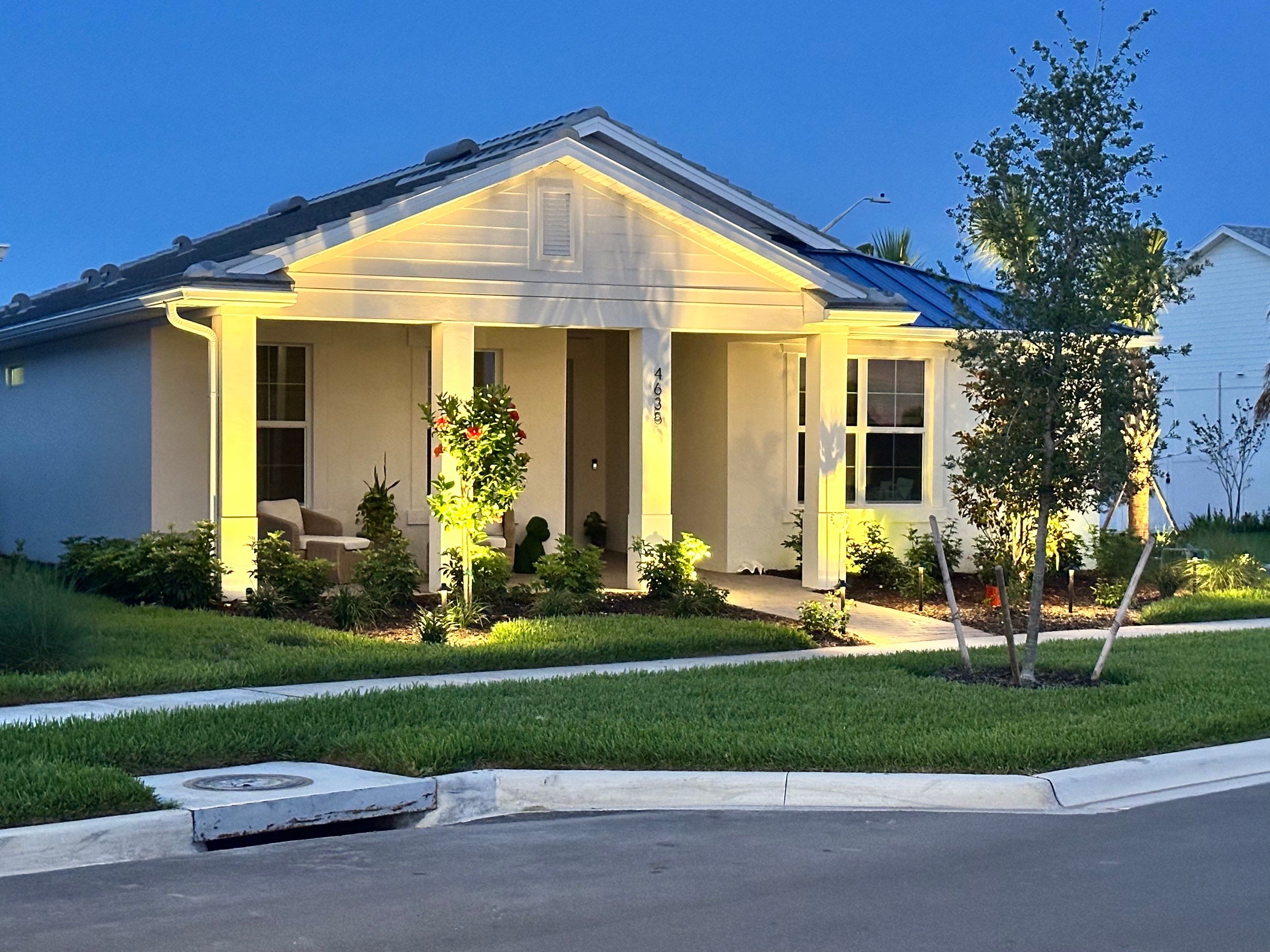 Architectural and Landscape Lighting Installation in Bradenton, Florida by Illuminate Landscape Designs