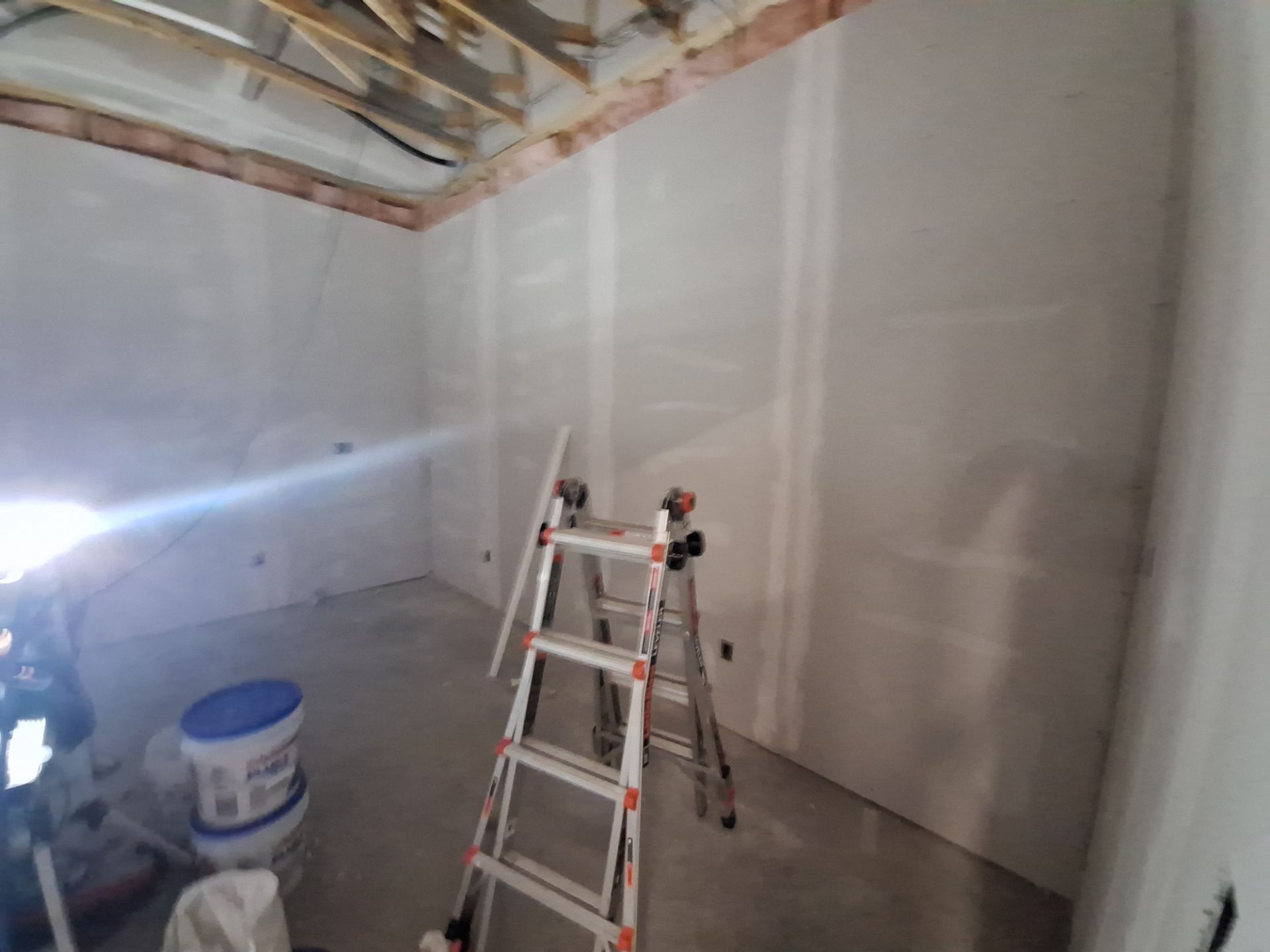 New room build epoxy floor & paint! by Gordon Painting