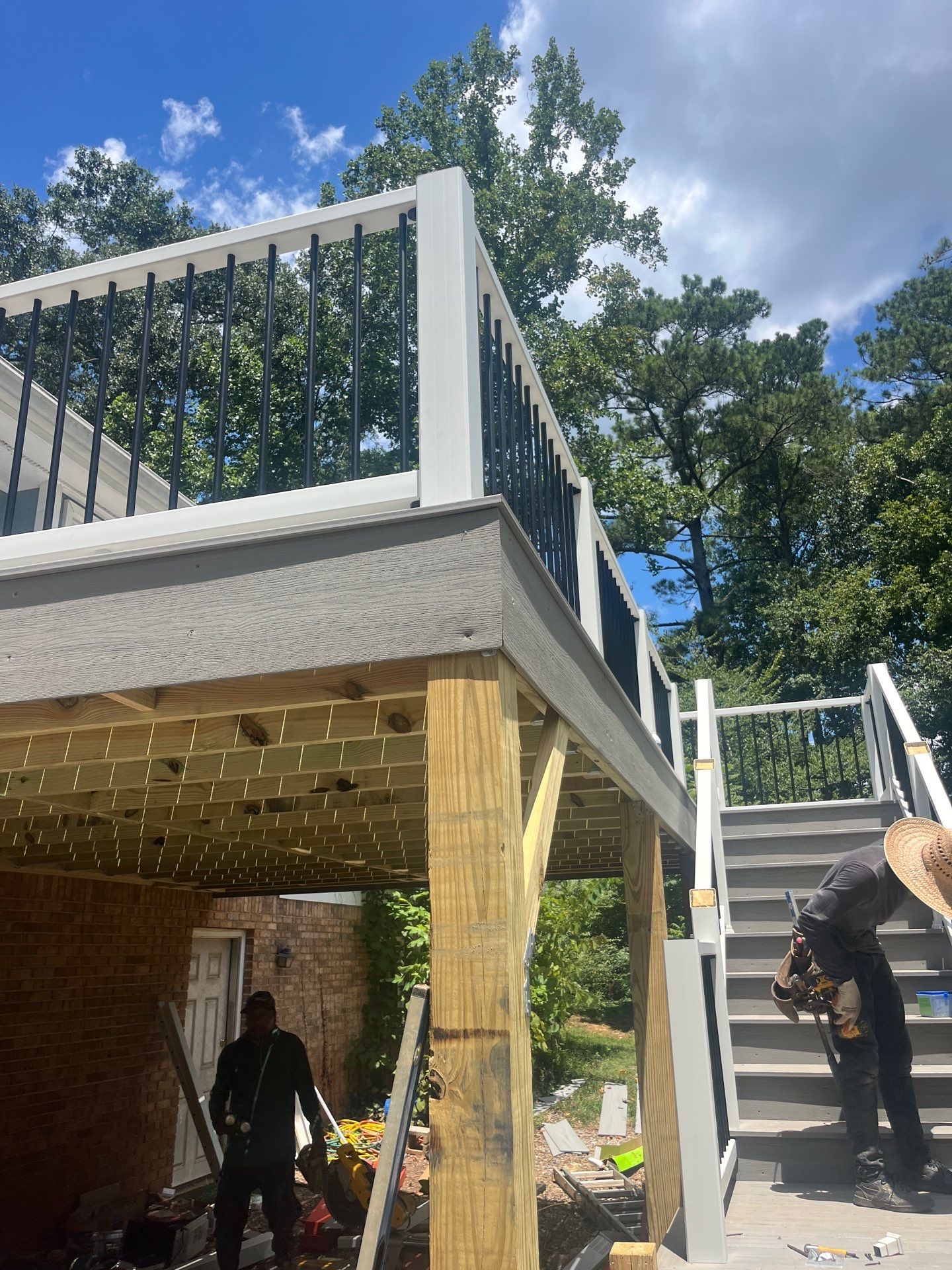 Deck Installation using Deckorators Summit Series Decking in Tucker, GA by Nelson Exteriors